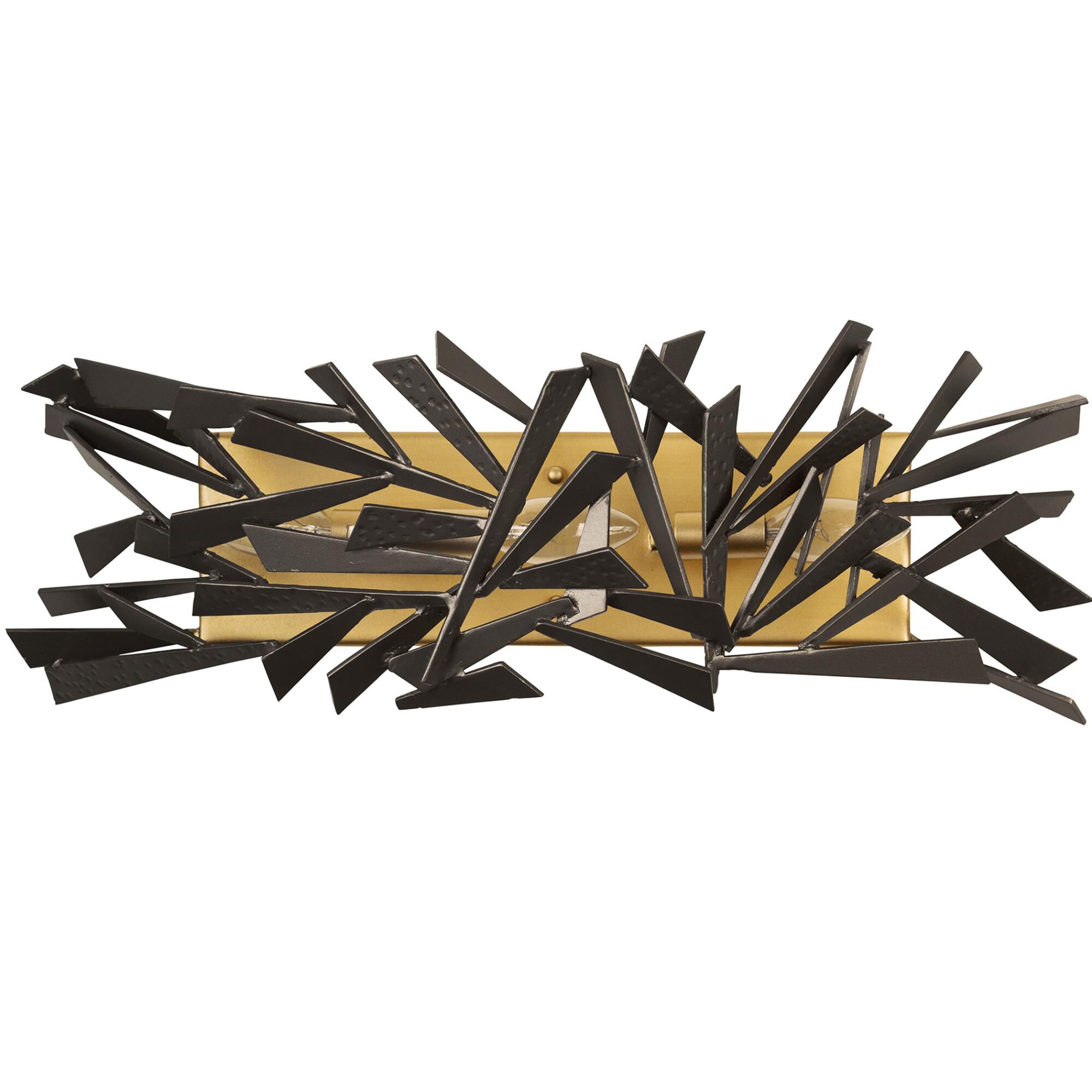 Shown in Antique Gold/Rustic Bronze finish