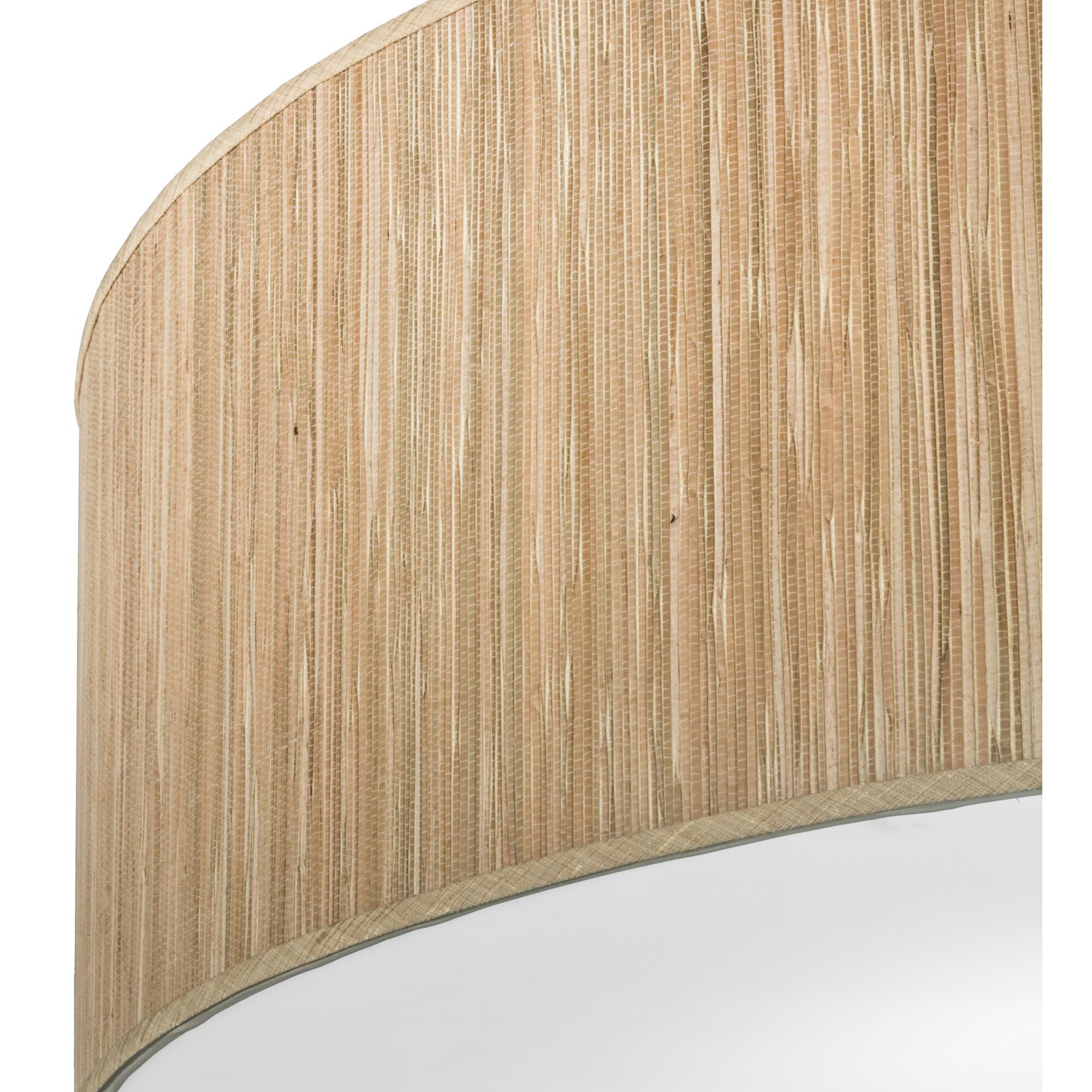 Shown in Brushed Aluminum finish and Beige glass