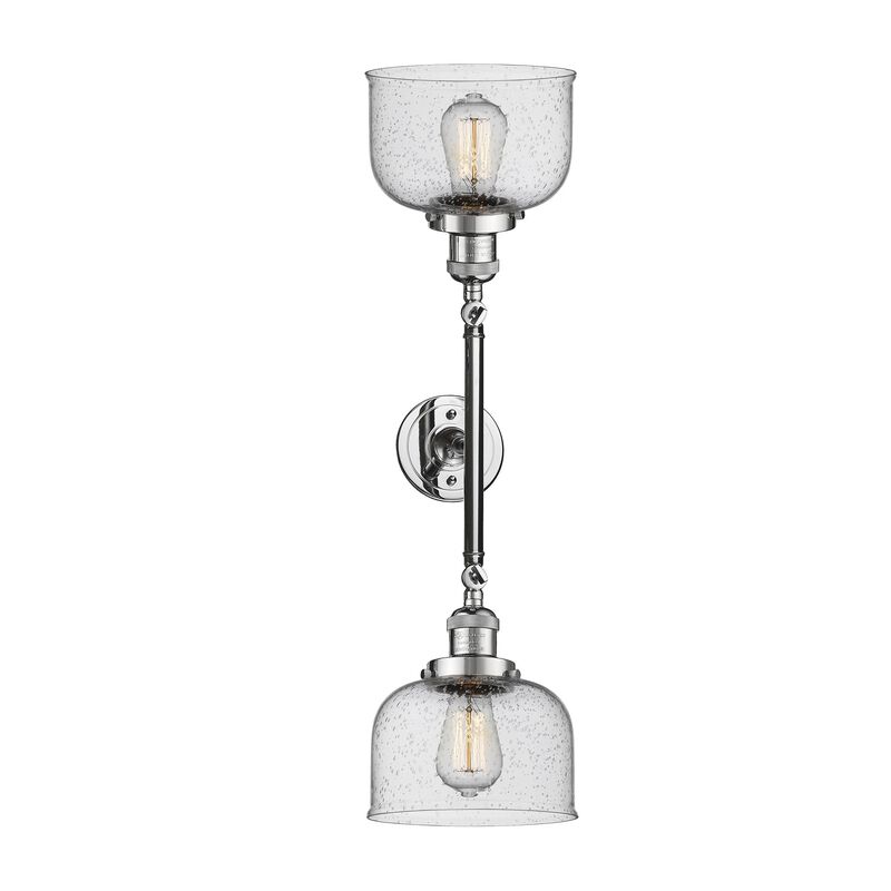 Bruno Marashlian Large Bell 19 Inch 2 Light Bath Vanity Light by Innovations Lighting