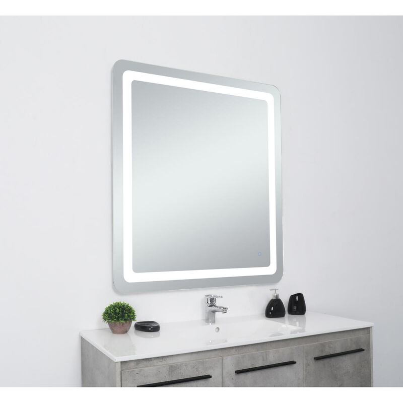 Genesis 40 Inch LED Lighted Mirror by Elegant Decor