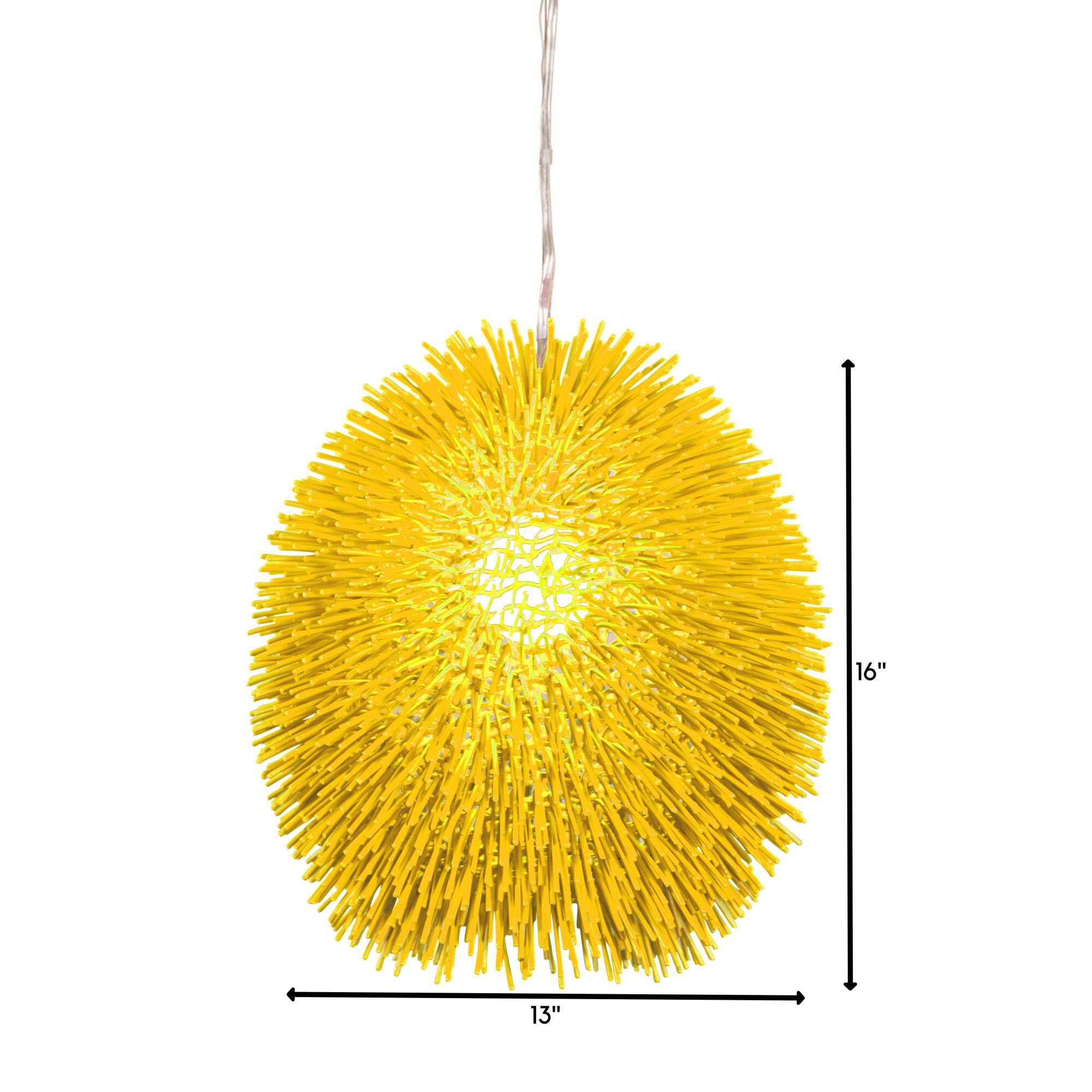 Shown in Un-Mellow Yellow finish and Recycled Steel shade