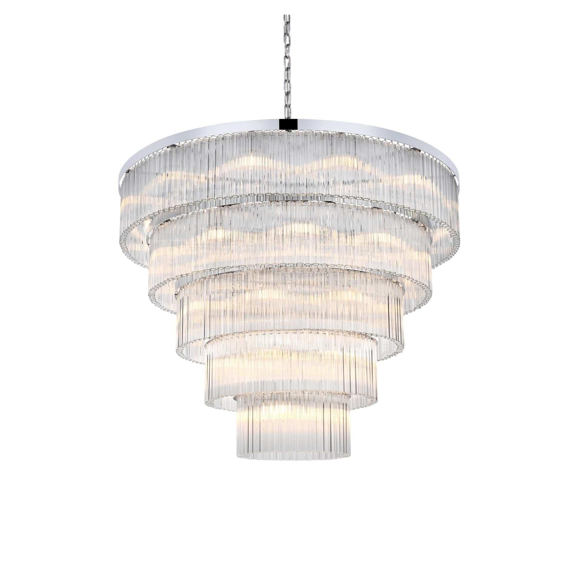 Harlow 48 Inch Chandelier by Elegant Lighting