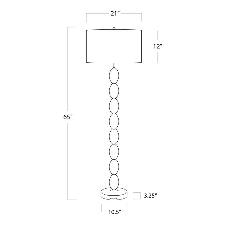 Buoy 66 Inch Floor Lamp by Regina Andrew