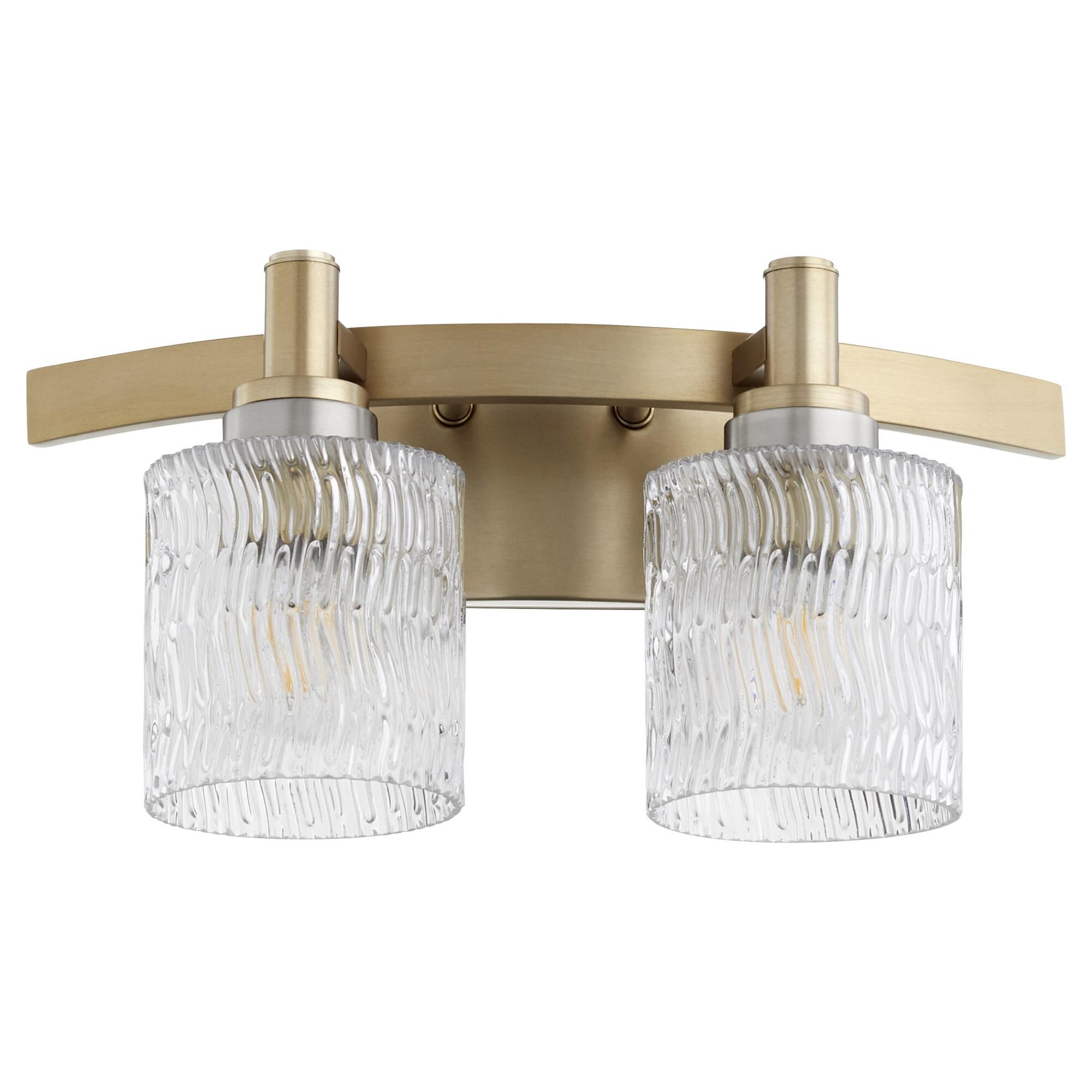 Stadium 16 Inch 2 Light Bath Vanity Light by Quorum International