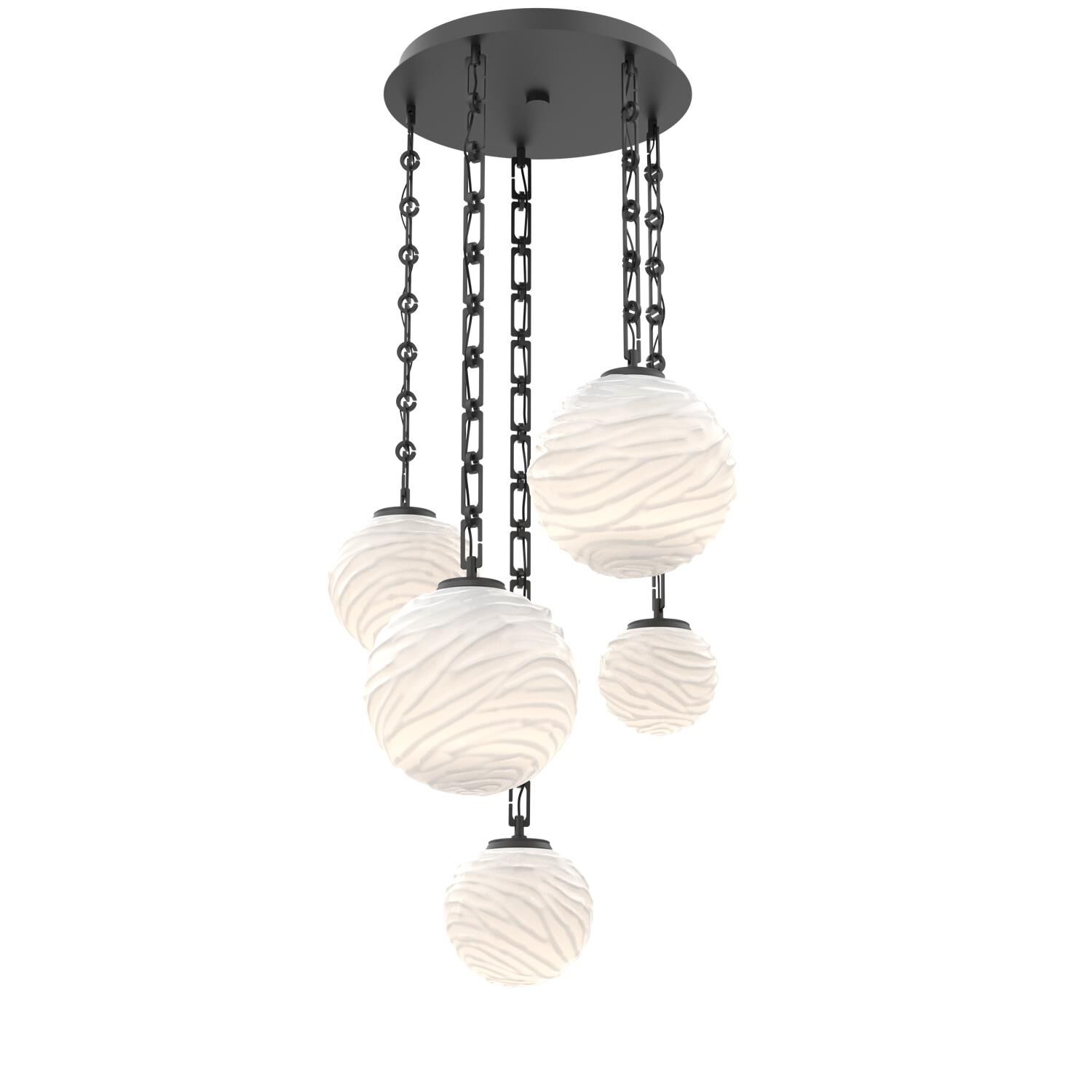 Levi Wilson Gaia 24 Inch Multi Light Pendant by Hammerton Studio
