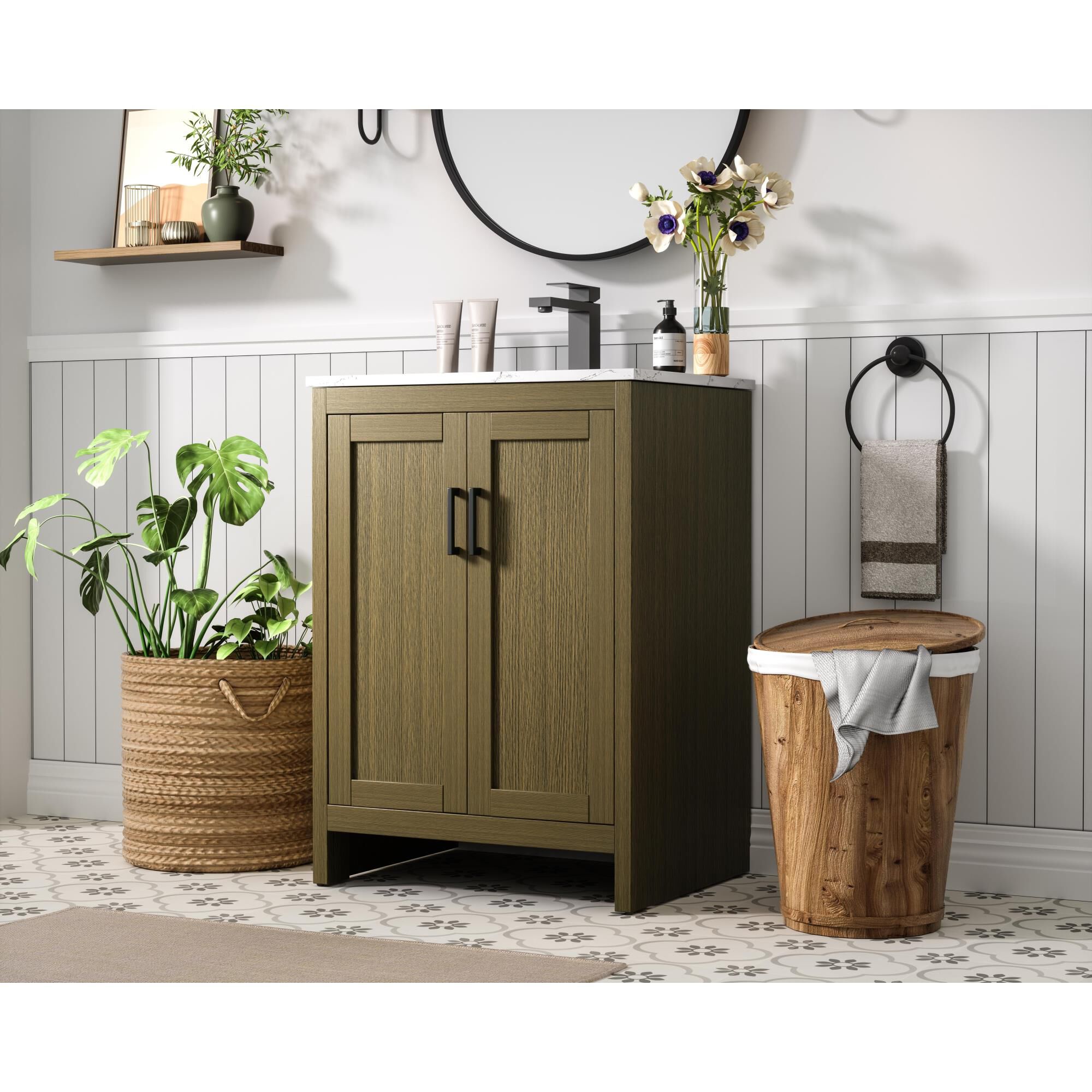 Shown in Chestnut Brown finish