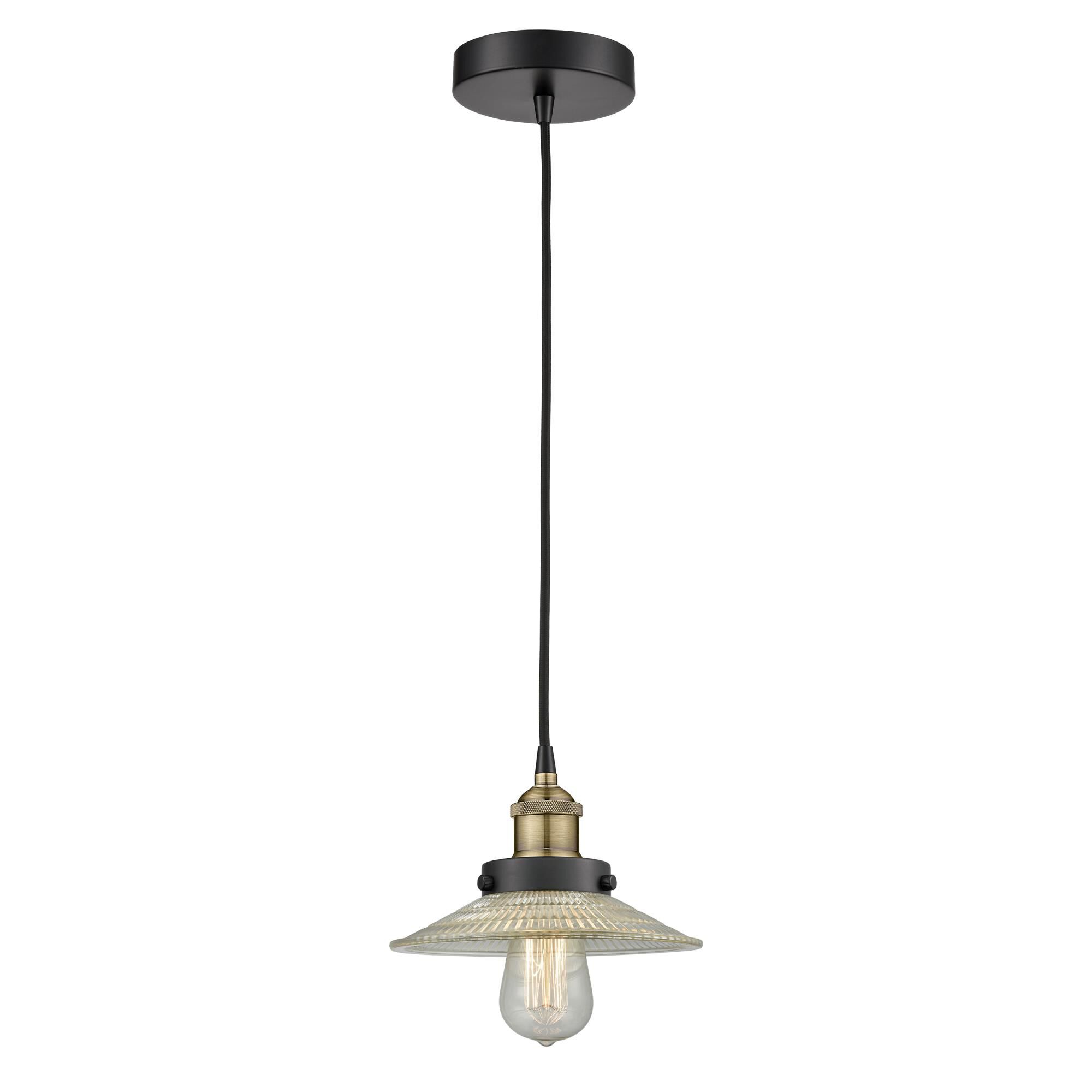 Bruno Marashlian Halophane 9 Inch Mini Pendant by Innovations Lighting