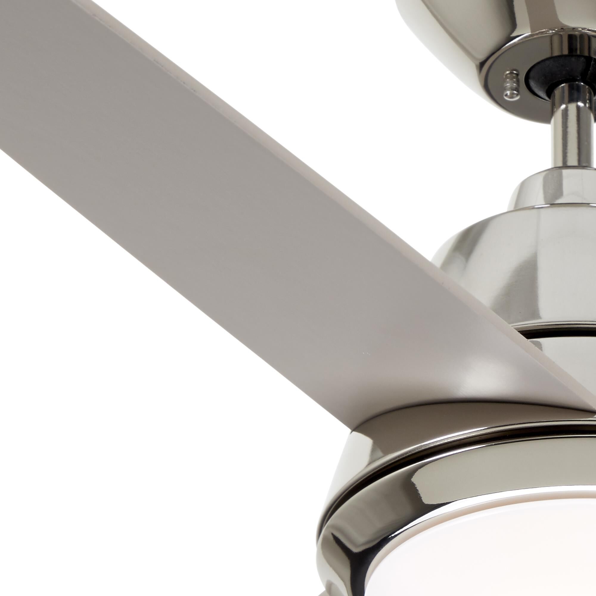 Shown in Polished Nickel finish and Opal Matte glass