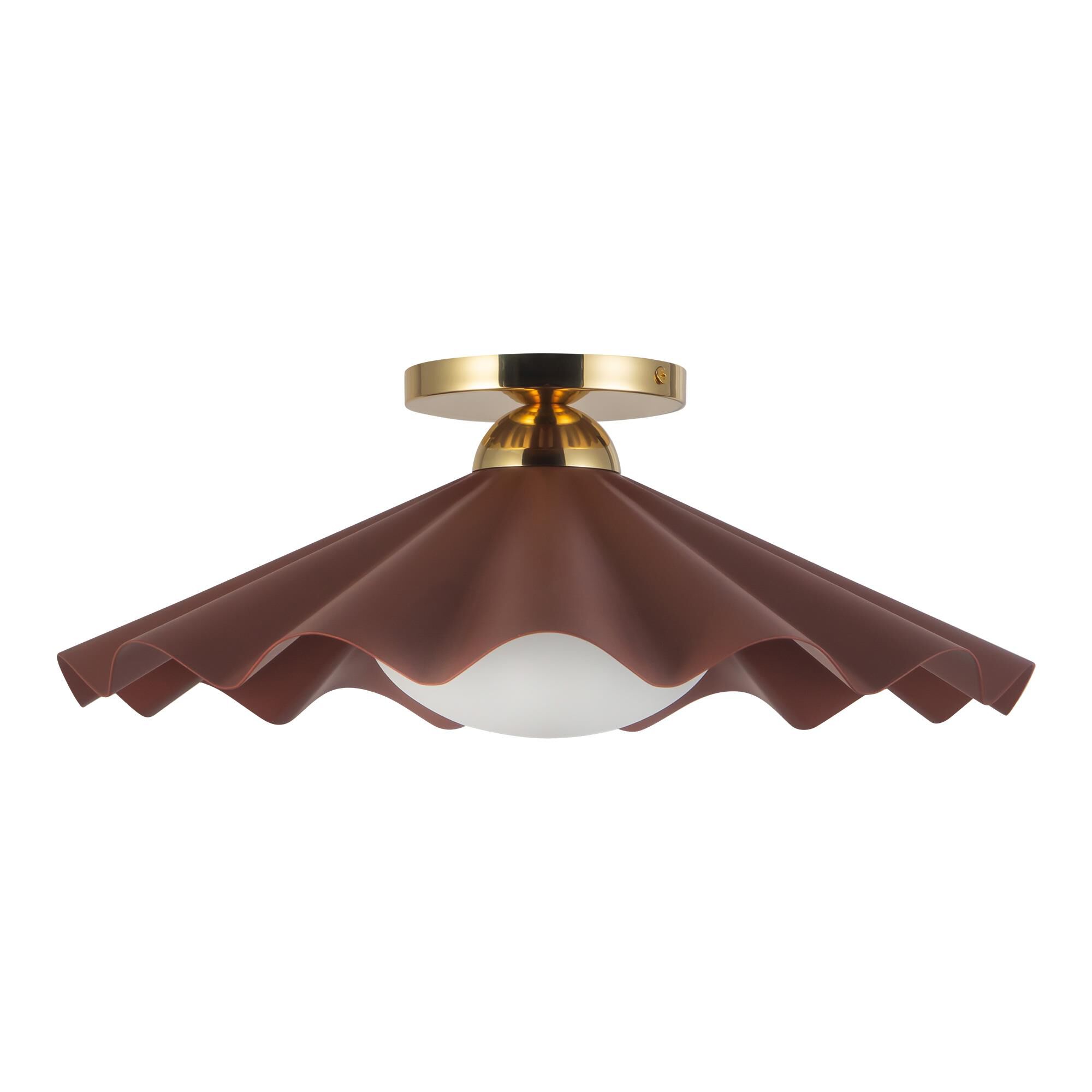 Jason Koharik Furrow 16 Inch Semi Flush Mount by Alora Lighting