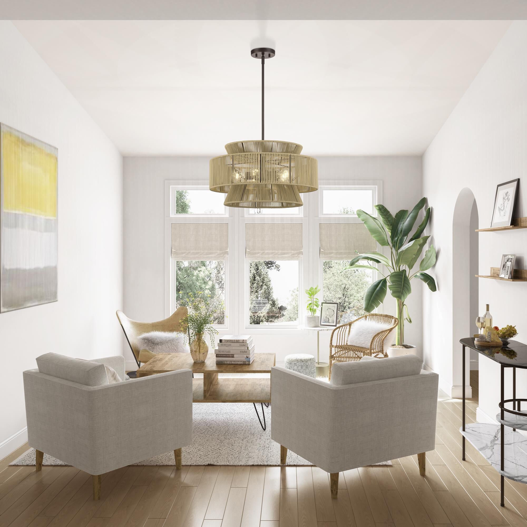 Florell 22 Inch Large Pendant by Livex Lighting