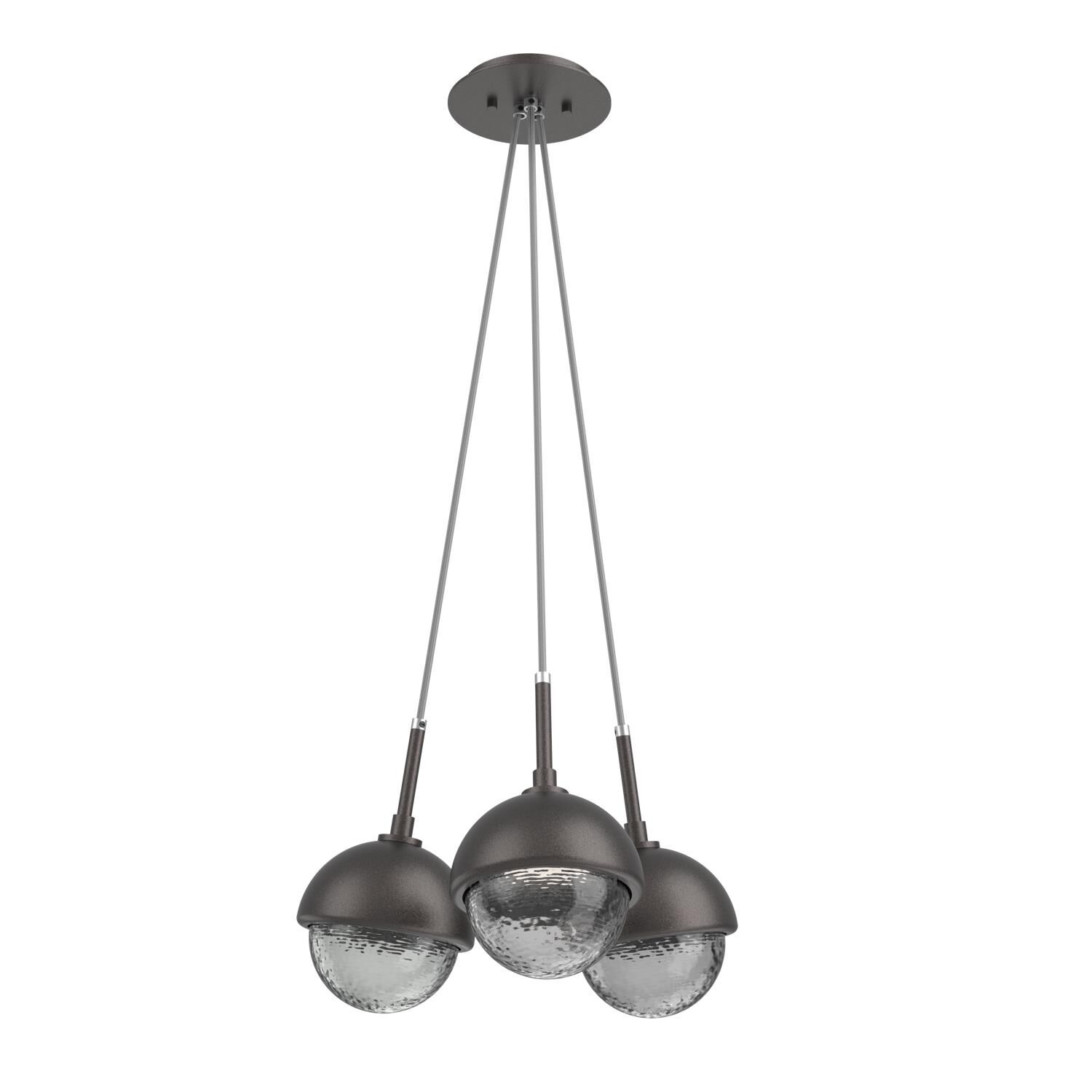 Shown in Graphite finish and Smoke glass and Metal Shade Matching Finish accent