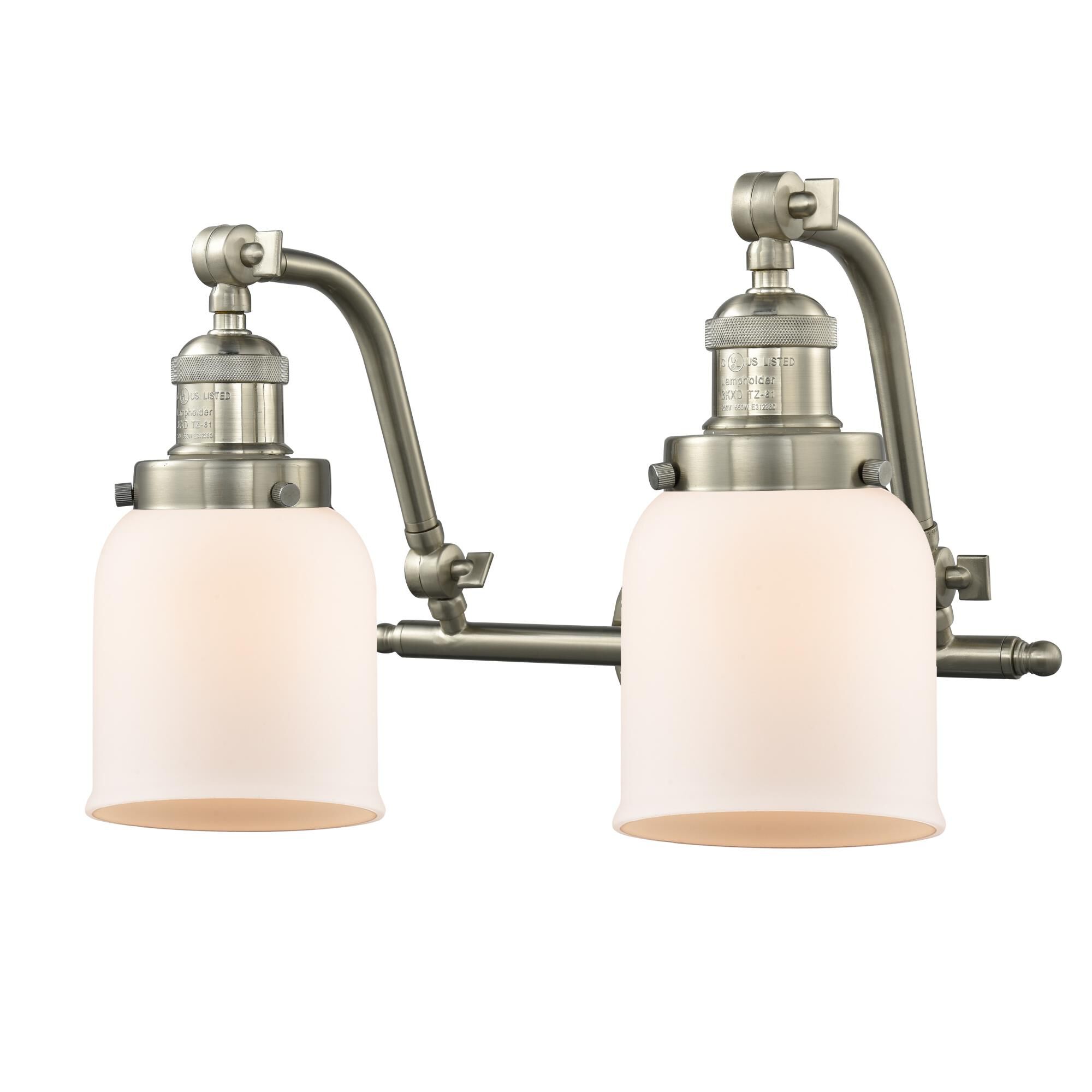 Bruno Marashlian Small Bell 18 Inch 2 Light Bath Vanity Light by Innovations Lighting
