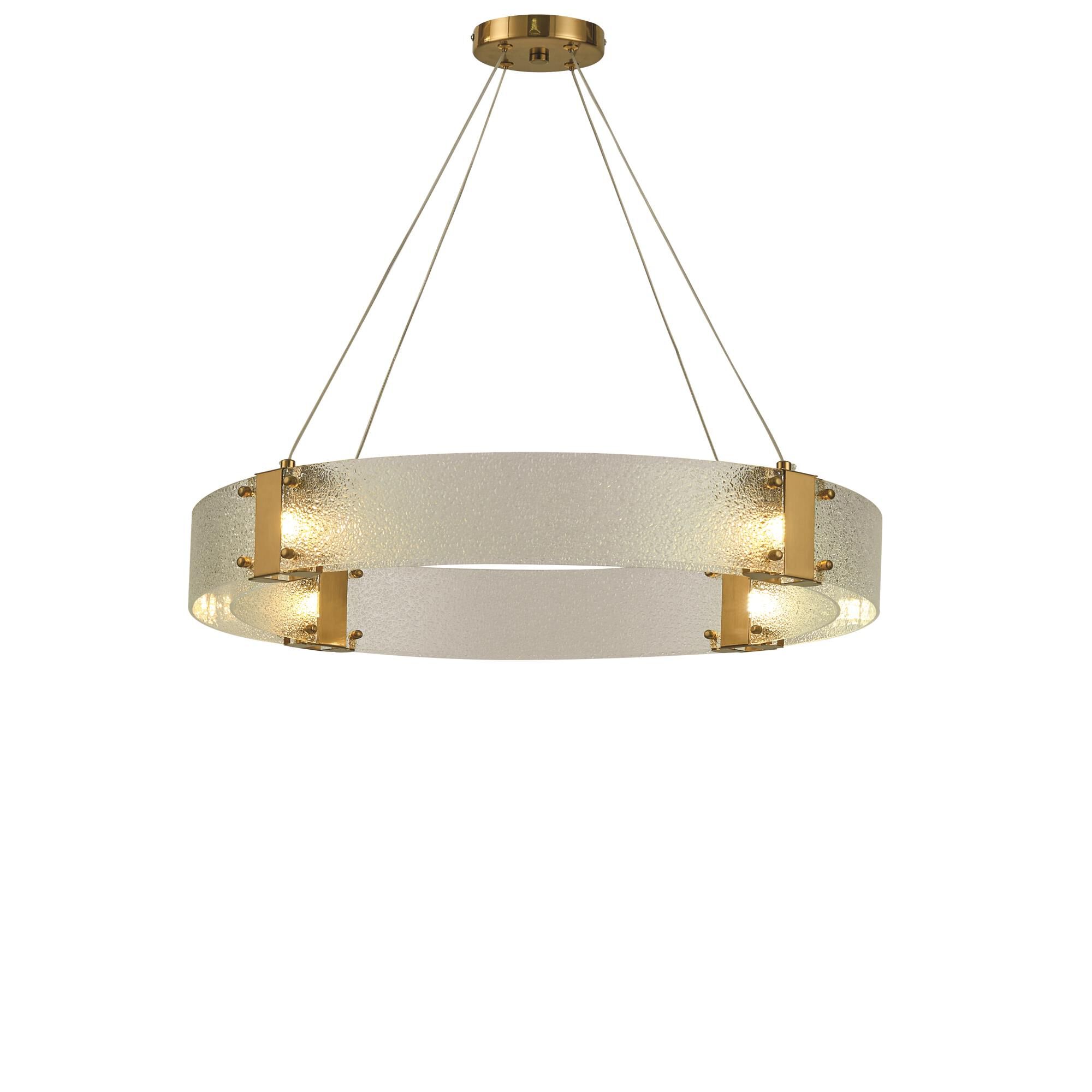 Lyra 32 Inch 5 Light Chandelier by Thumprints