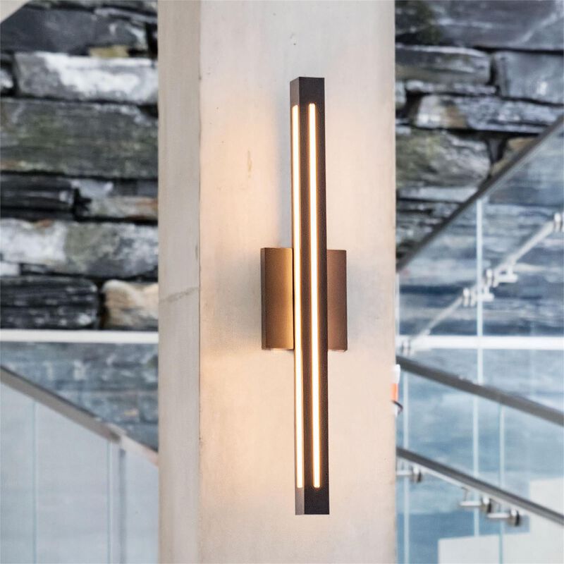 Vue 26 Inch Tall 2 Light LED Outdoor Wall Light by Hinkley Lighting