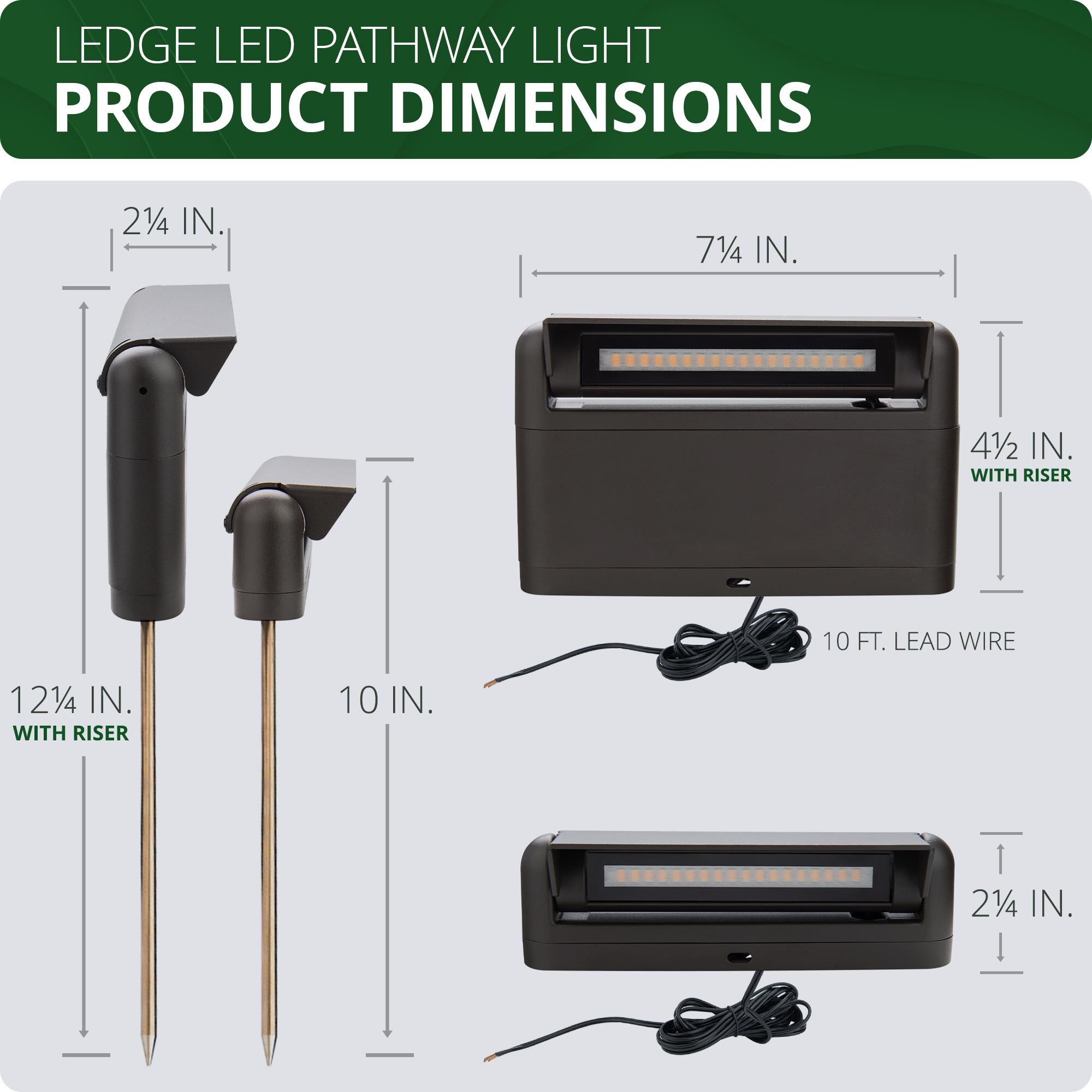 Shown in Black finish