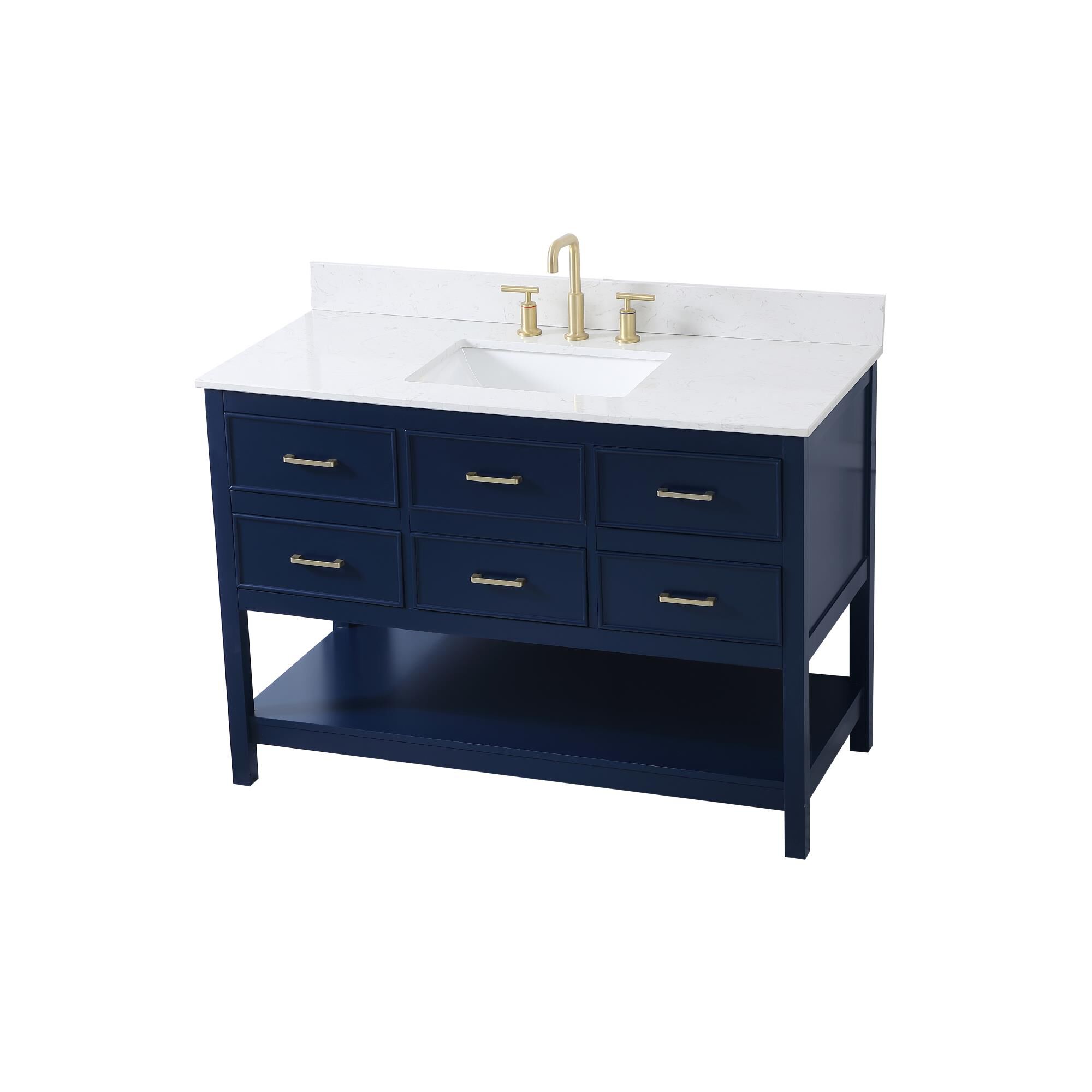 Shown in Blue finish