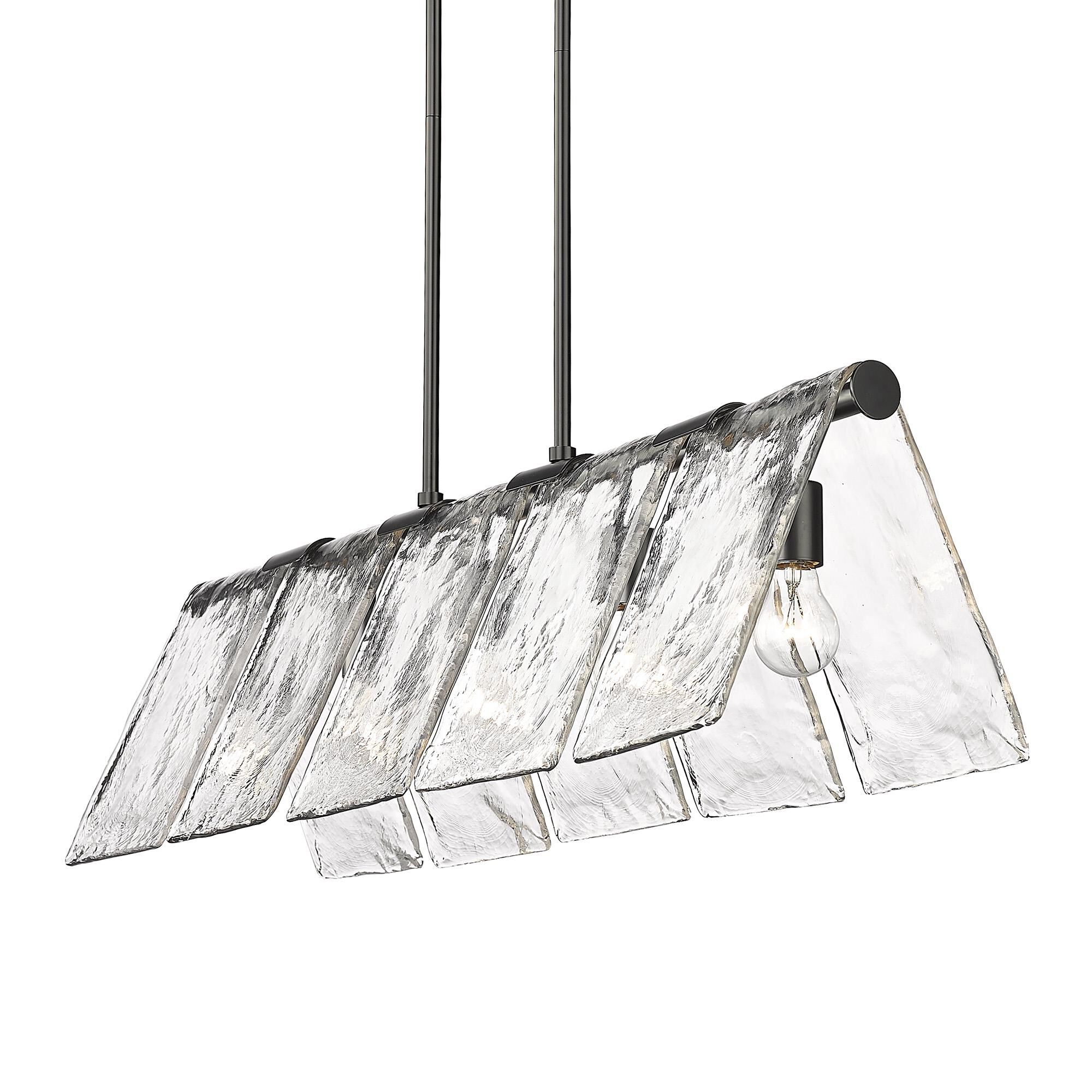 Serenity 38 Inch Linear Suspension Light by Golden Lighting