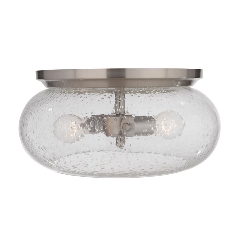 Serene 14 Inch 2 Light Semi Flush Mount by Craftmade