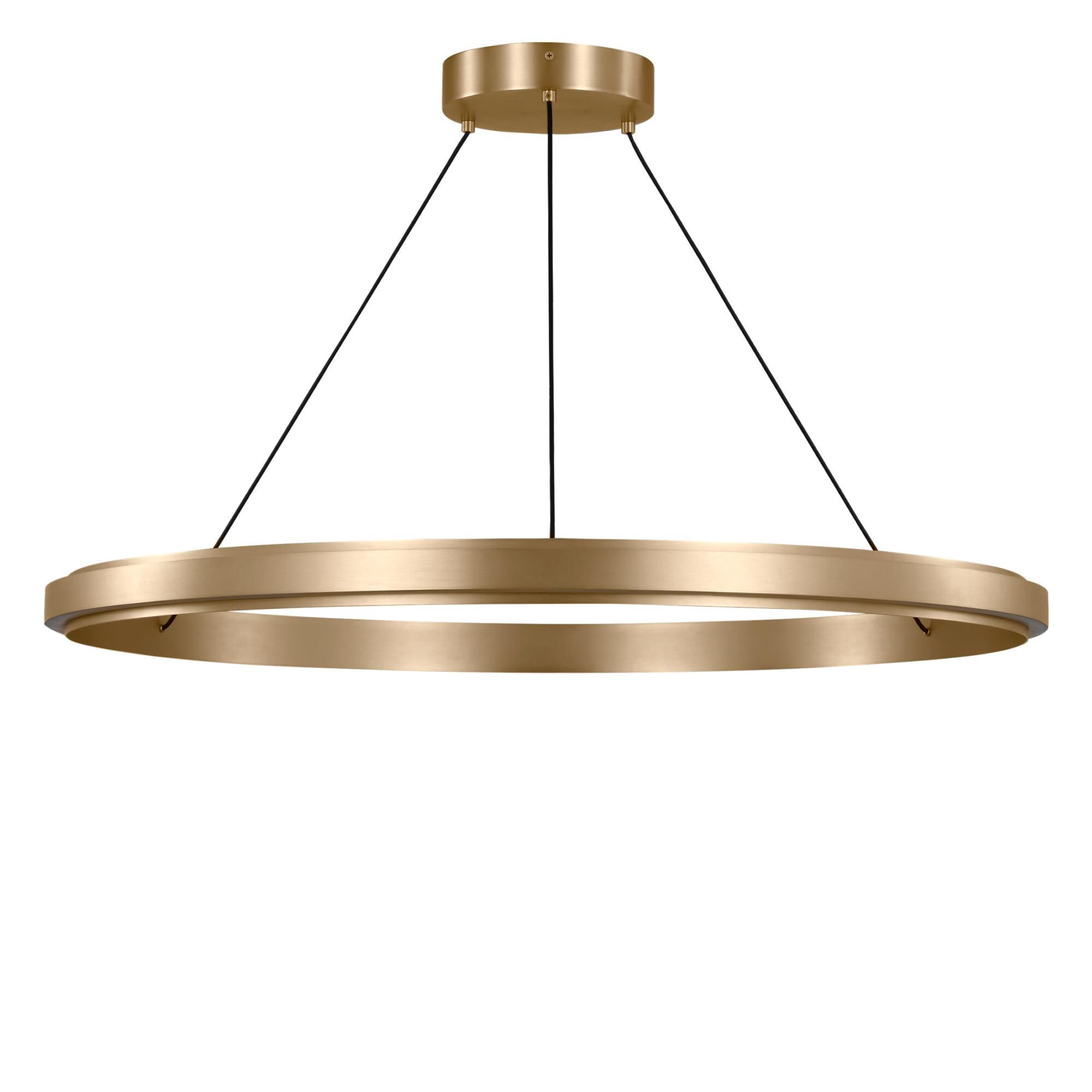 Shown in Satin Brass finish and Silicone Diffuser shade