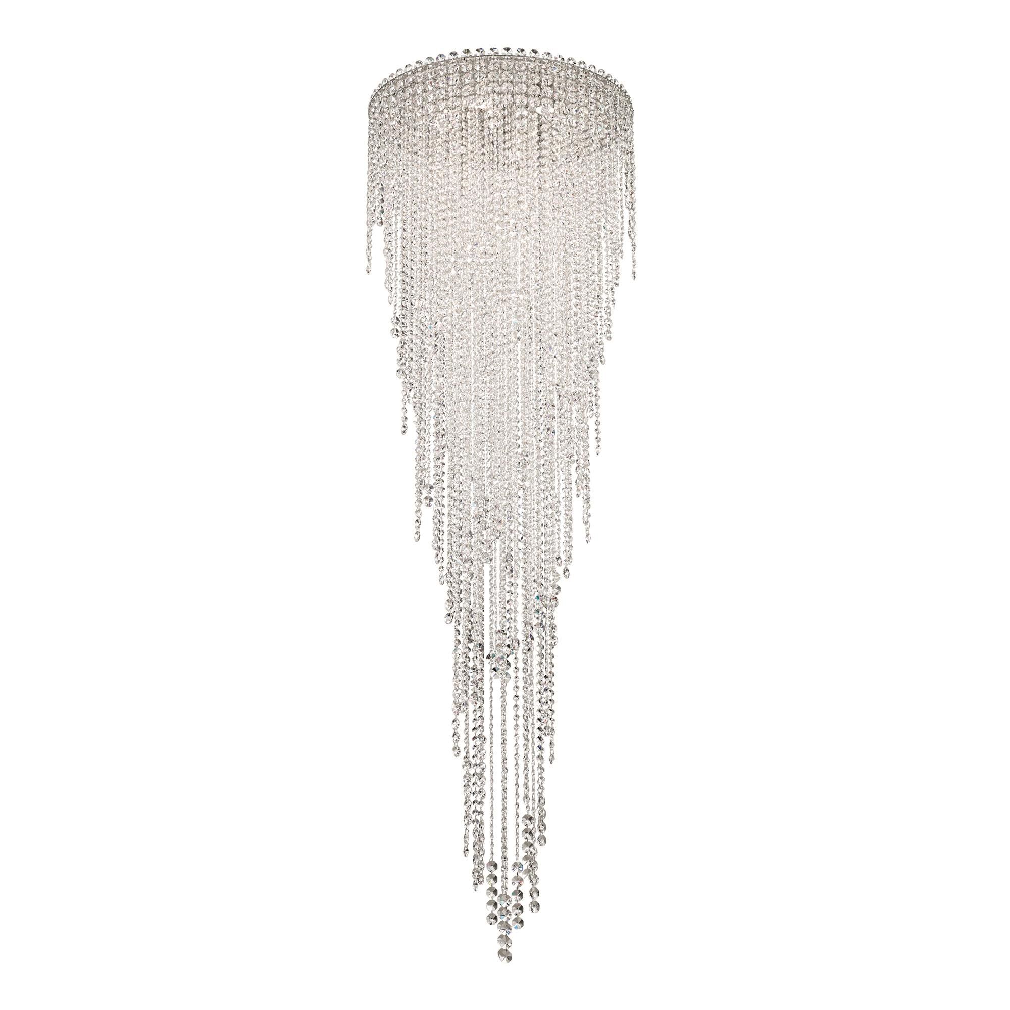 Shown in Polished Stainless Steel finish and Clear Radiance crystal