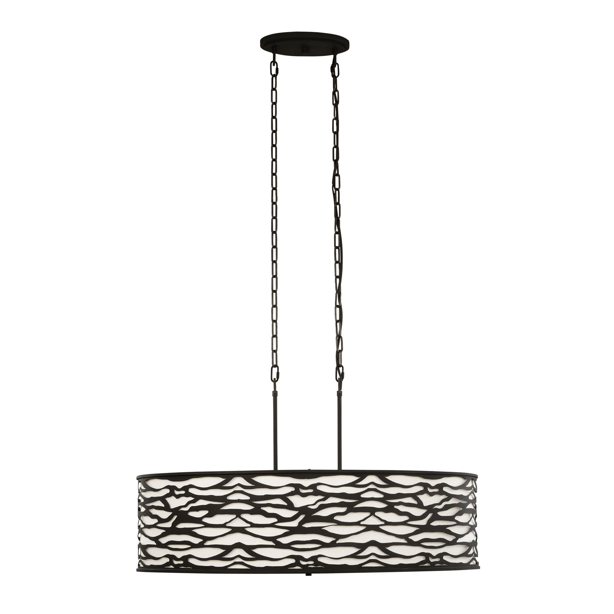 Shown in Carbon Black finish and Bone Linen shade
