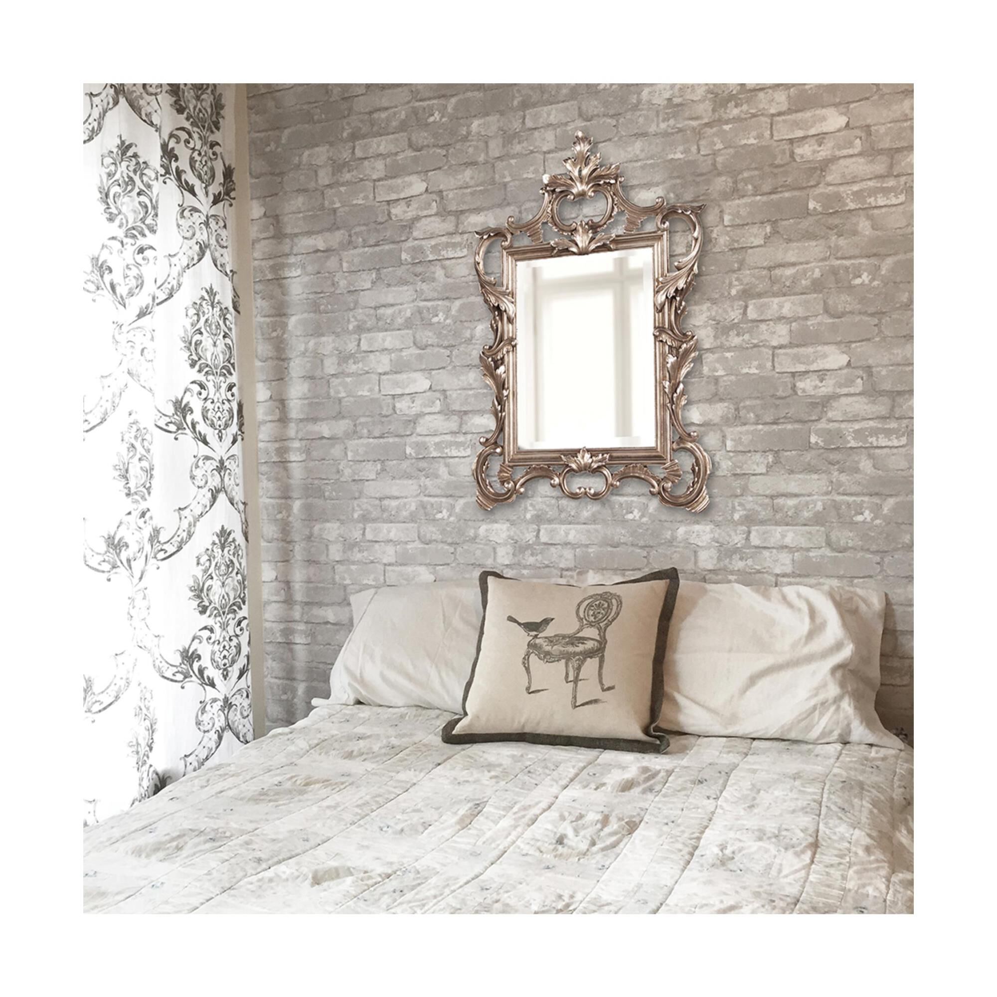 Shown in Antique Champagne Silver Leaf finish