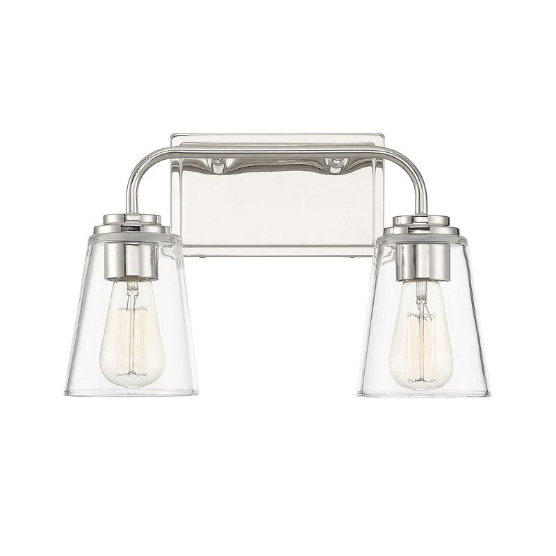 15 Inch 2 Light LED Bath Vanity Light by Meridian Lighting