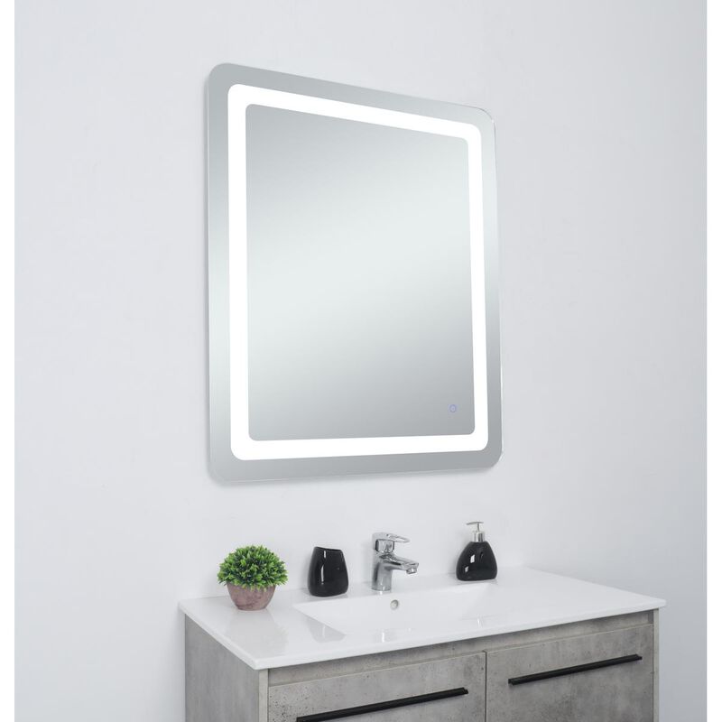 Genesis 36 Inch LED Lighted Mirror by Elegant Decor