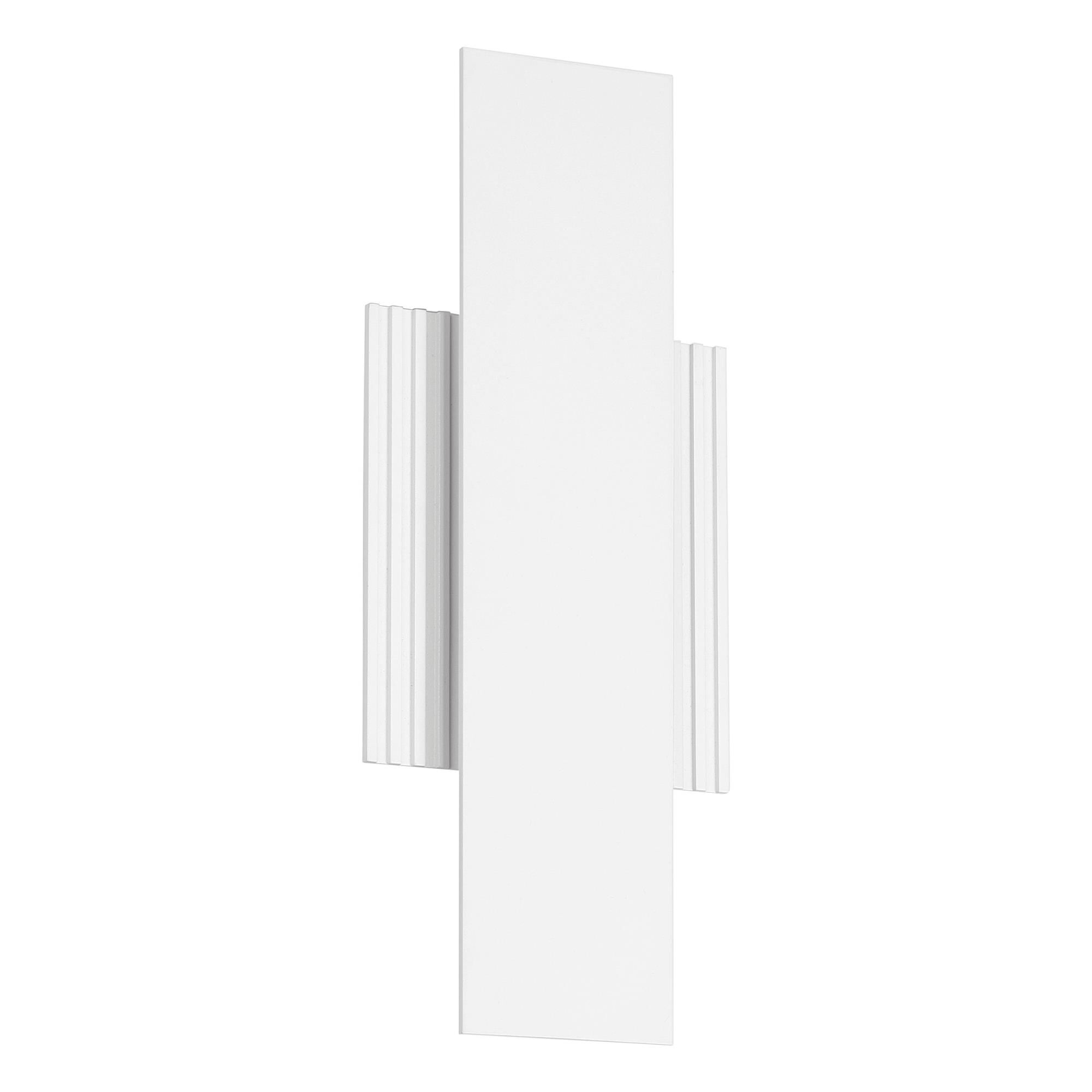Shown in Textured White finish and Frosted Acrylic glass