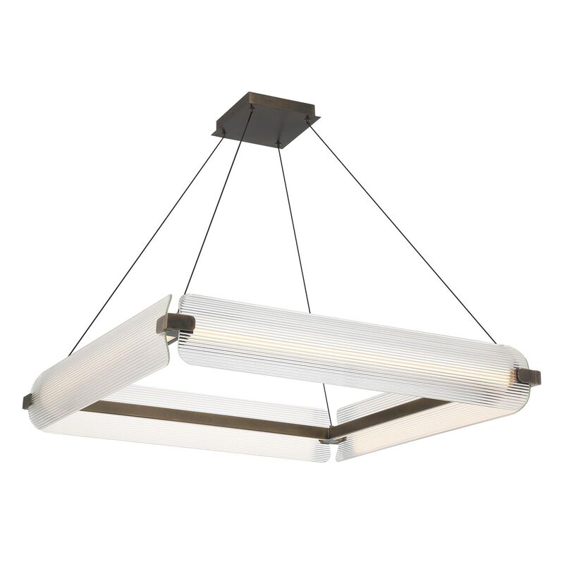 Neoness 34 Inch 4 Light Chandelier by Eurofase Lighting