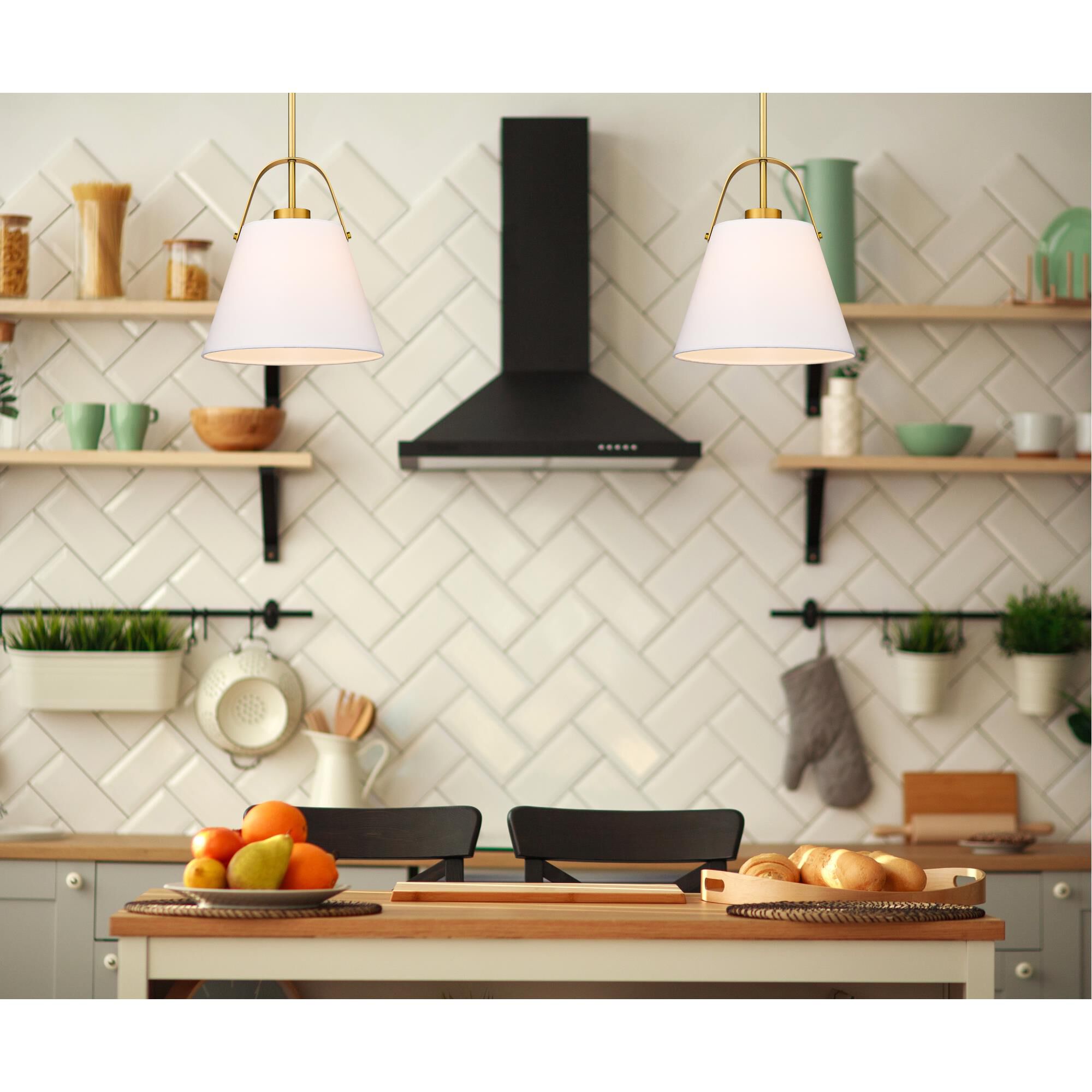 Z-Lite Z-Studio Linen Pendant 12 Inch Large Pendant