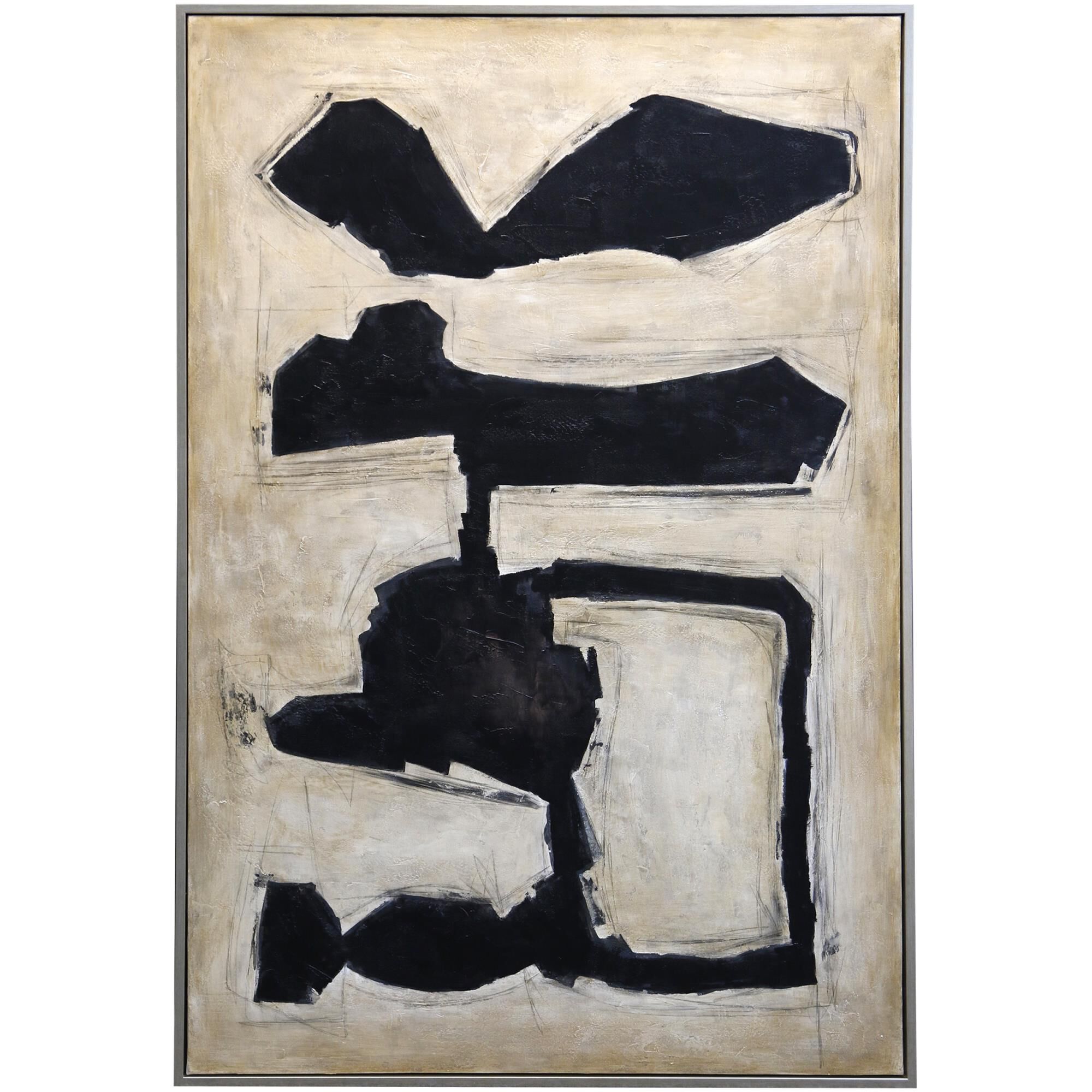 Strech 74 Inch Painting by Harp and Finial