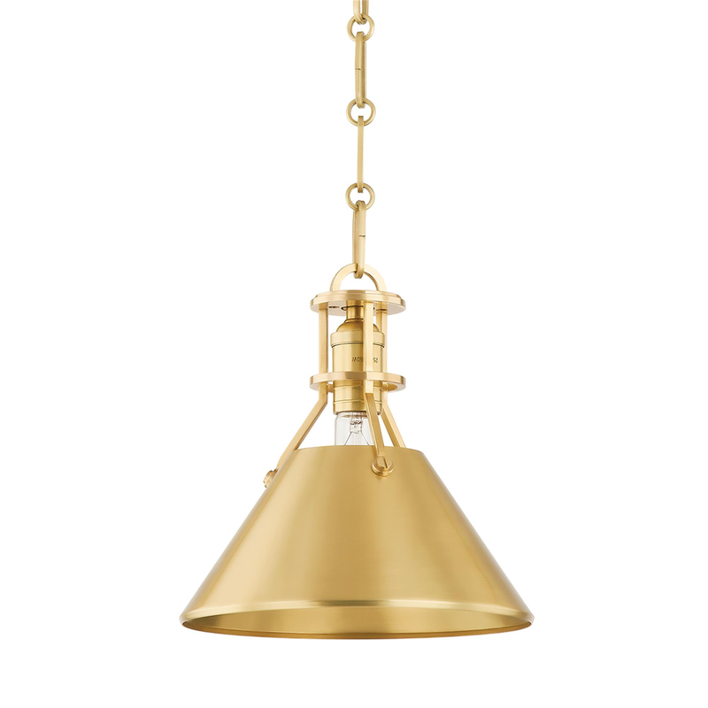 Mark D. Sikes Metal No. 2 10 Inch Mini Pendant by Hudson Valley Lighting