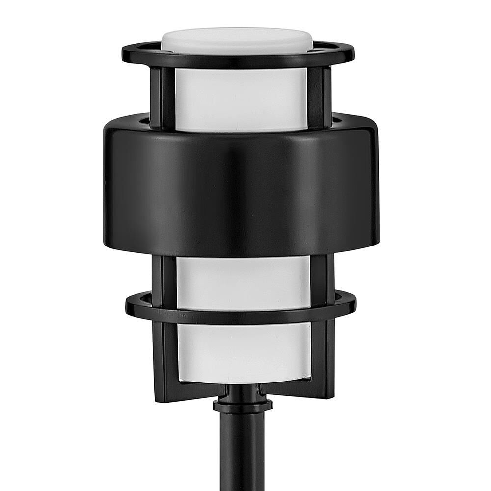 Shown in Satin Black finish and Etched Opal glass