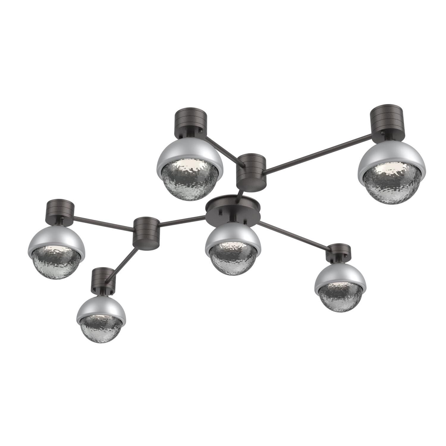 Levi Wilson Cabochon 41 Inch Flush Mount by Hammerton Studio