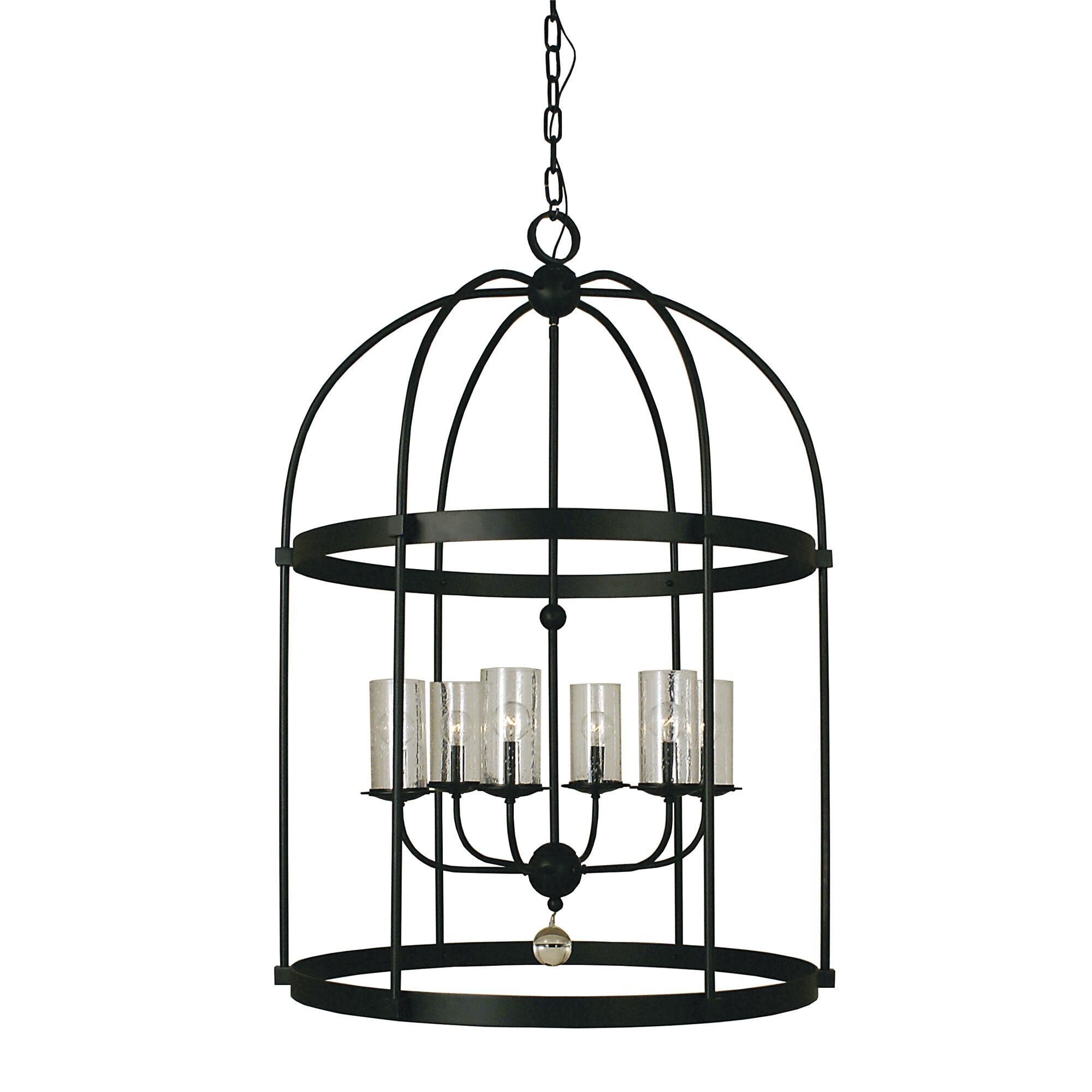 Shown with Clear Seedy Glass Cylinder shade