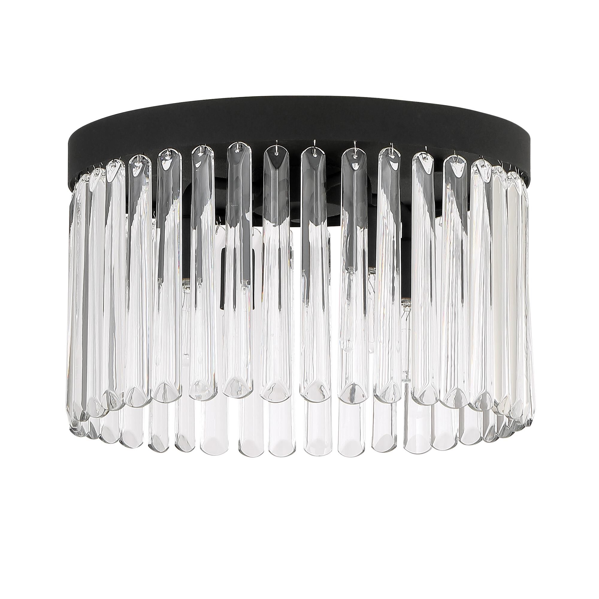 Emory 15 Inch 4 Light Flush Mount by Crystorama