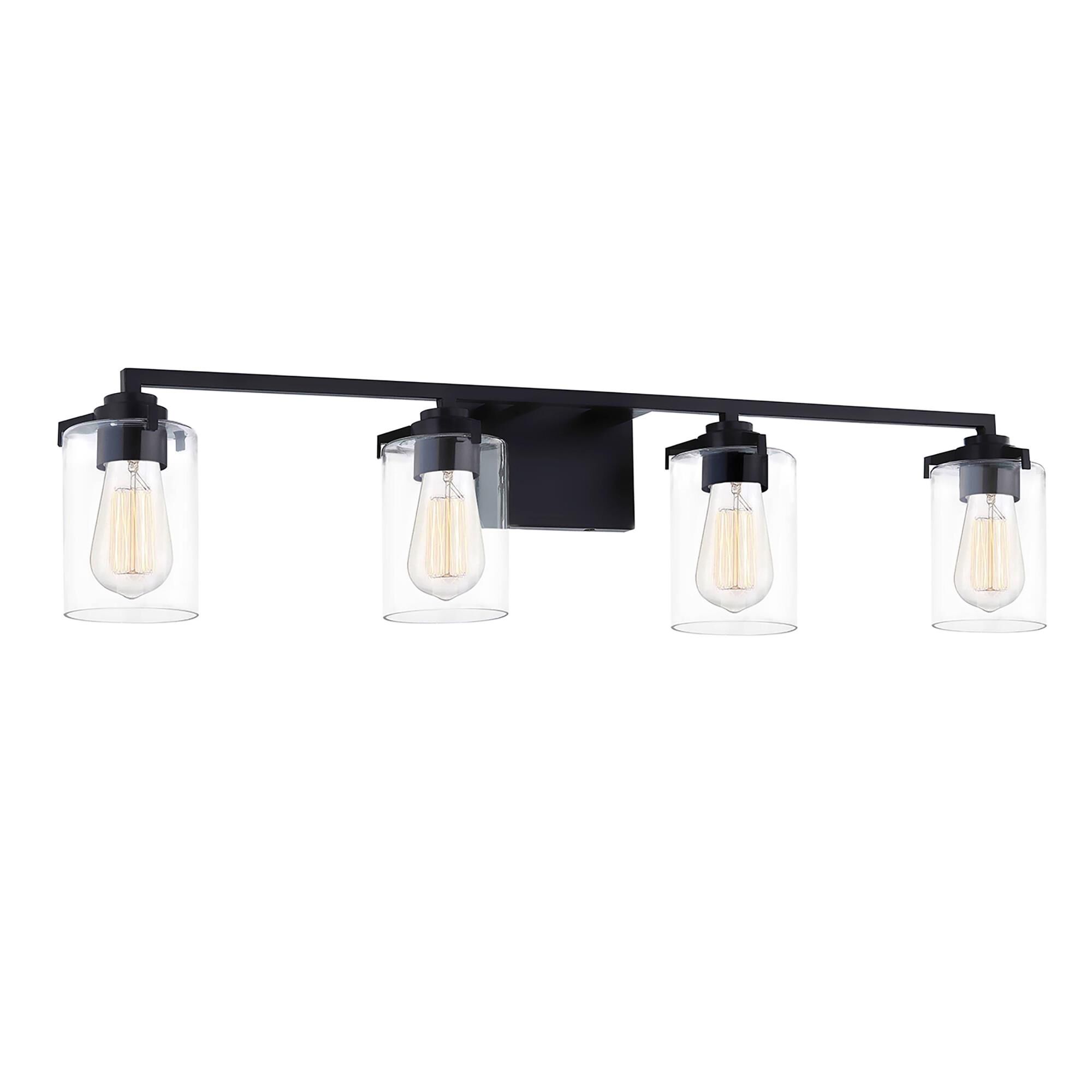Fusion - Cilindro 34 Inch 4 Light Bath Vanity Light by Justice Design Group