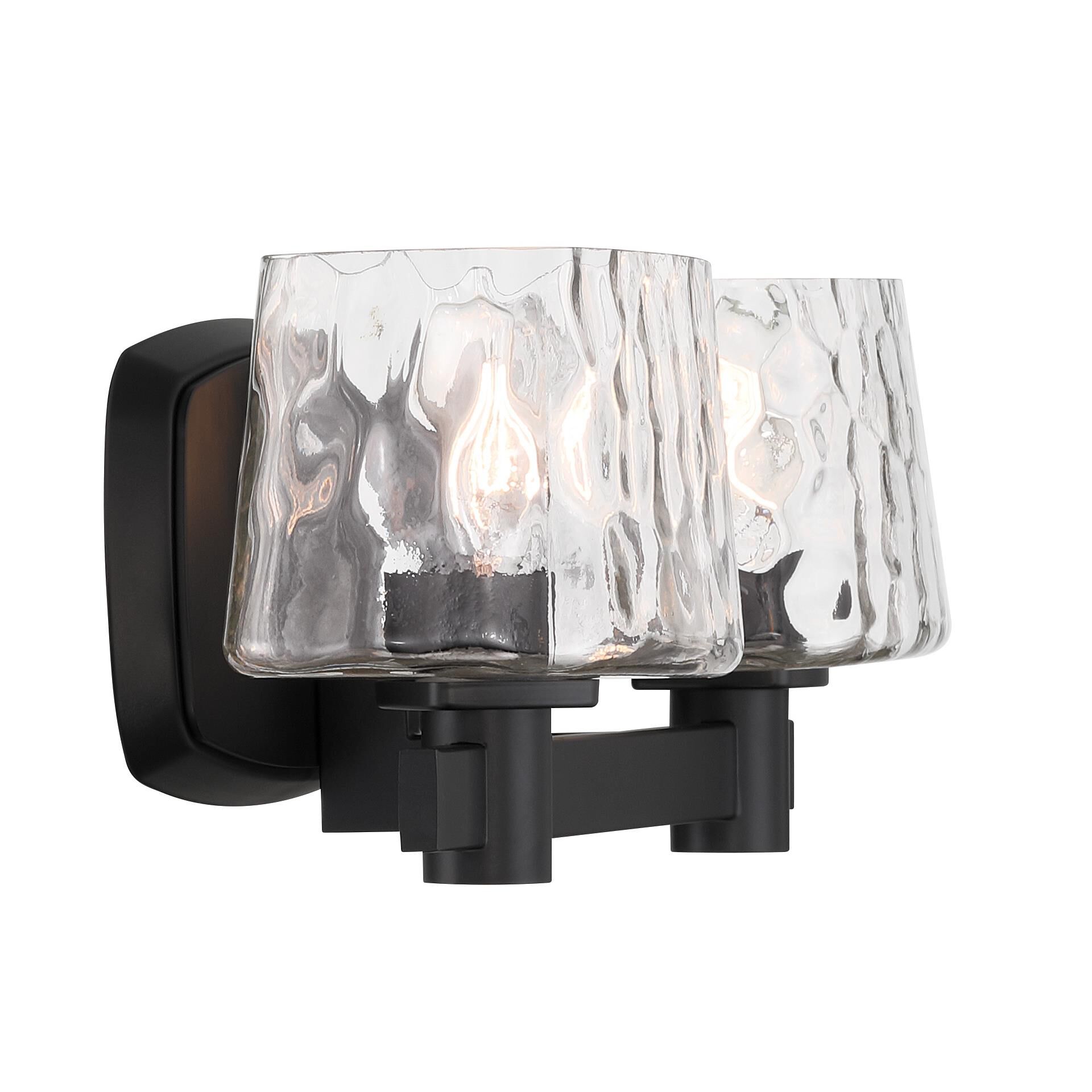 Shown in Coal finish and Clear glass