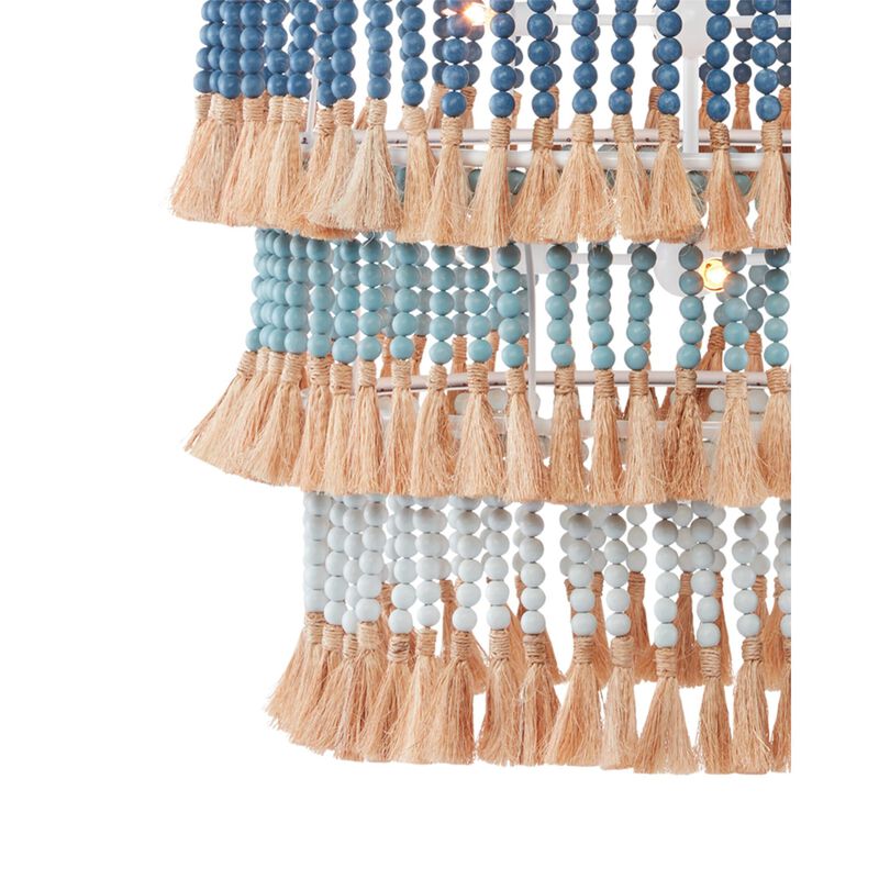 Jamie Beckwith St. Barts 33 Inch Chandelier by Currey and Company