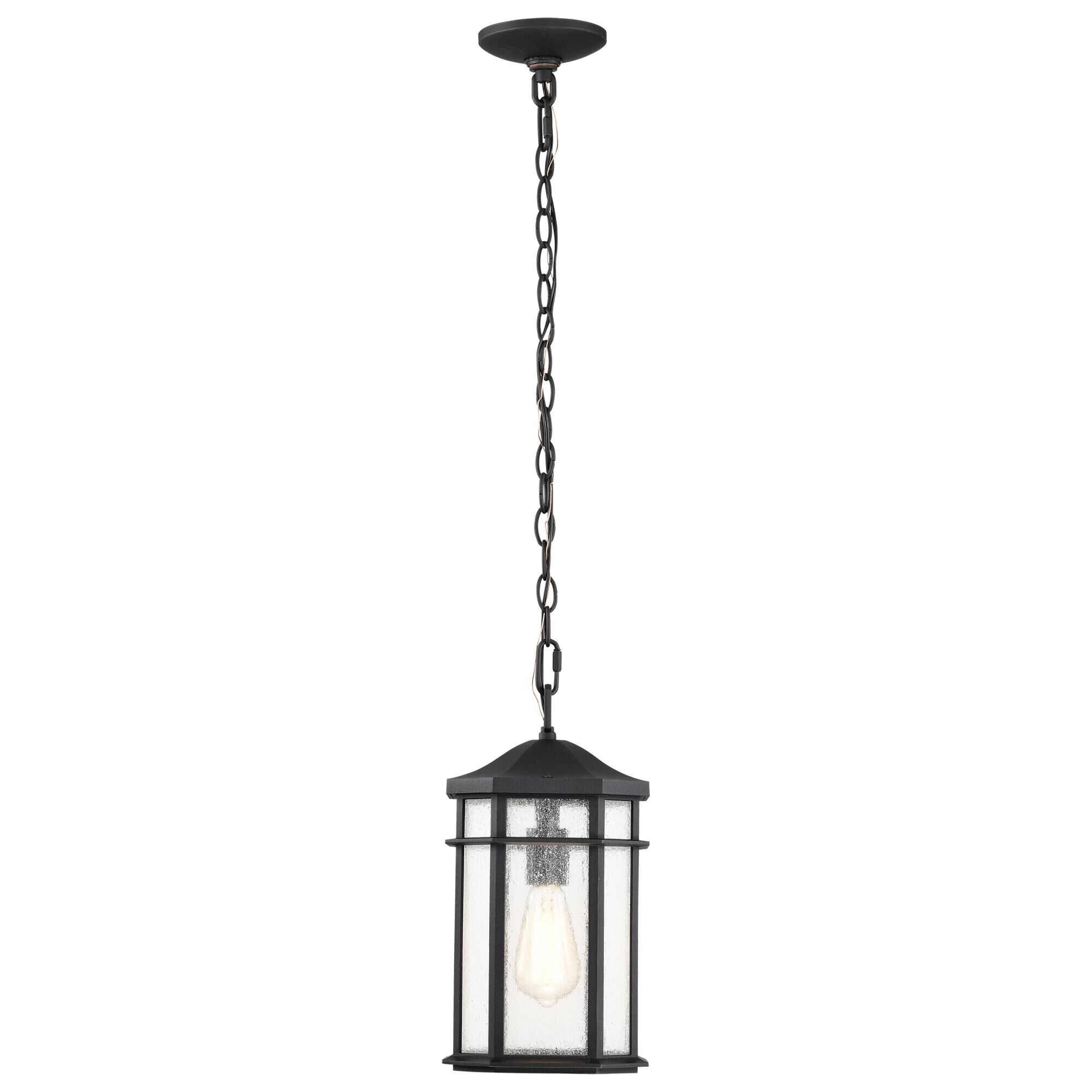 Raiden 14 Inch Tall Outdoor Hanging Lantern,