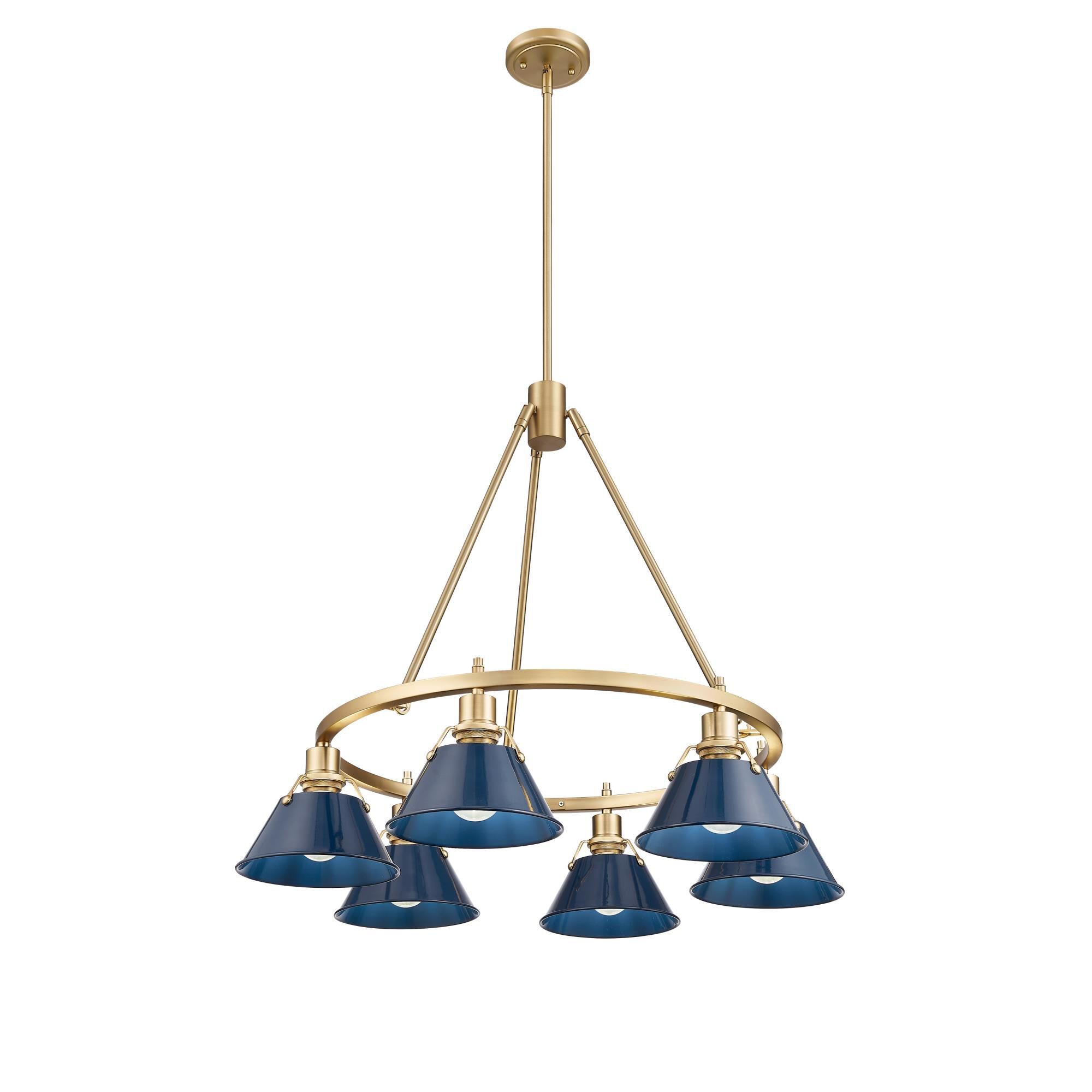 Orwell 29 Inch Chandelier by Golden Lighting