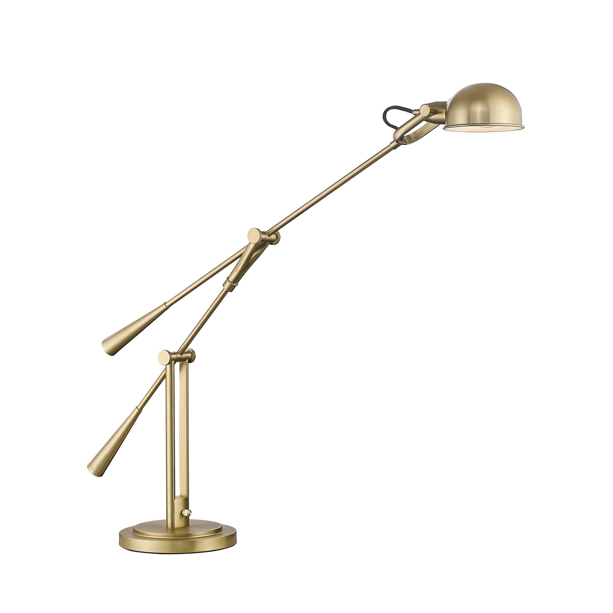 Shown in Heritage Brass finish and Heritage Brass glass and Heritage Brass shade