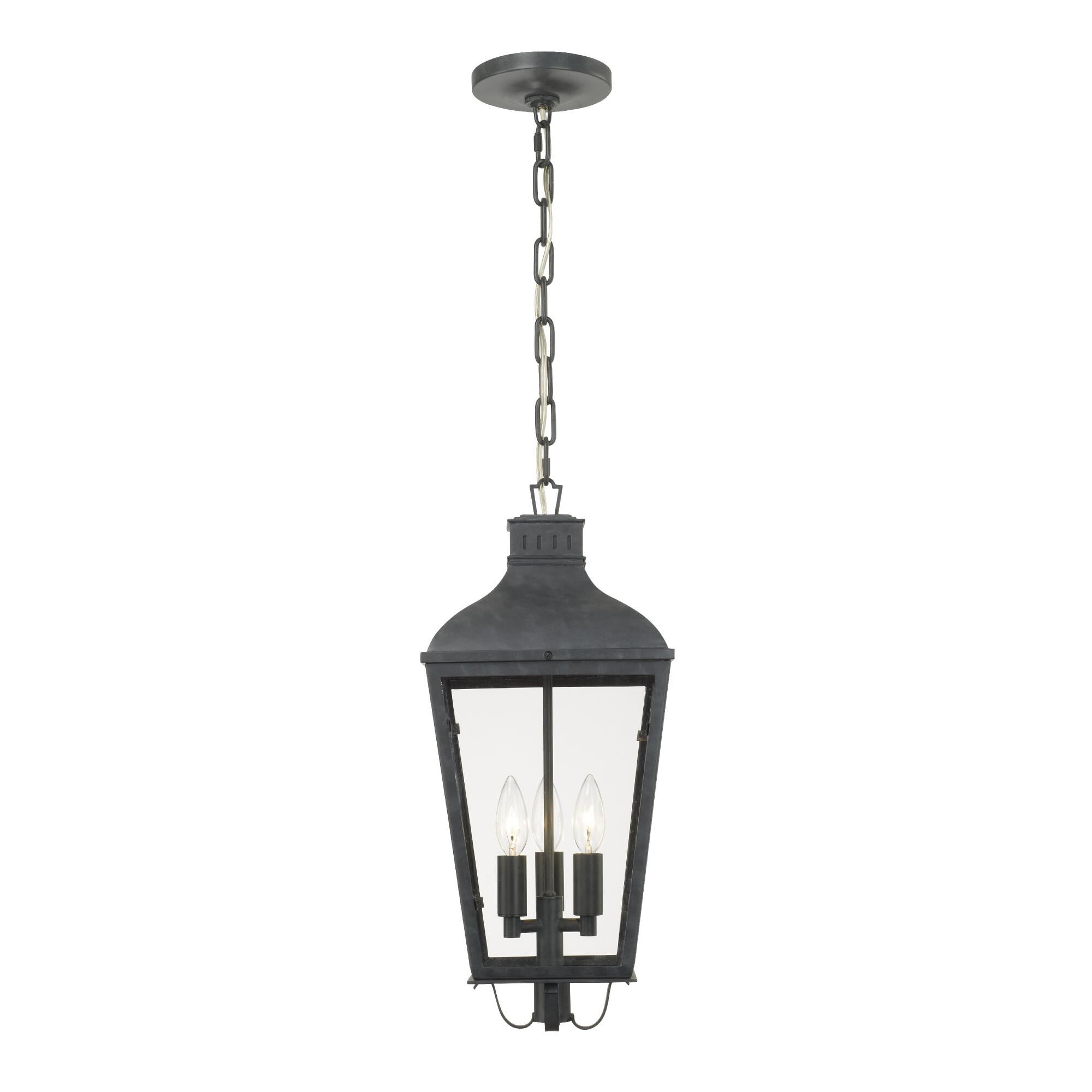Dumont 21 Inch Tall 3 Light Outdoor Hanging Lantern by Crystorama