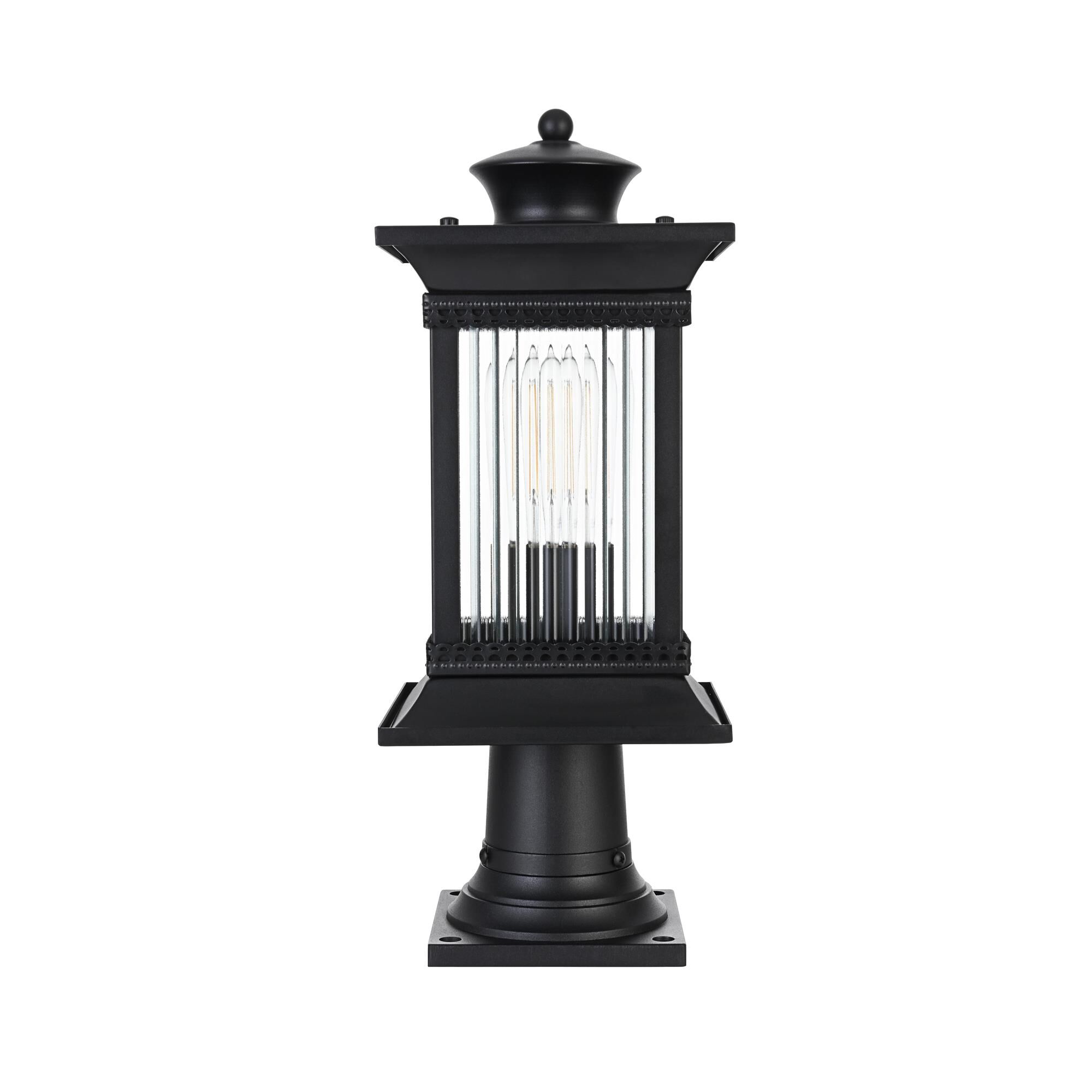 Collins 19 Inch Outdoor Post Lamp by Elegant Lighting