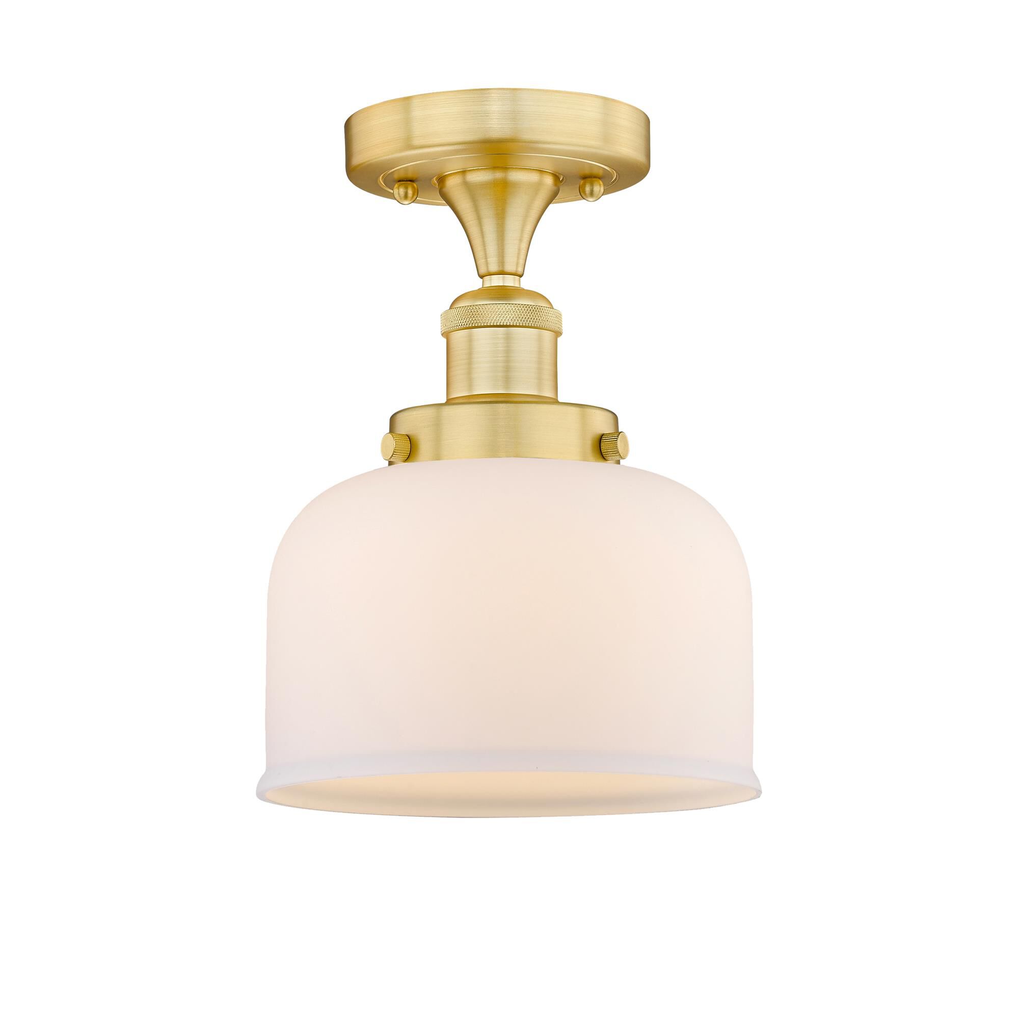 Bruno Marashlian Bell 6 Inch 1 Light Semi Flush Mount by Innovations Lighting
