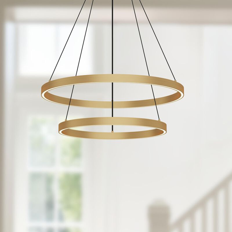 Cerchio 24 Inch Chandelier by Kuzco Lighting