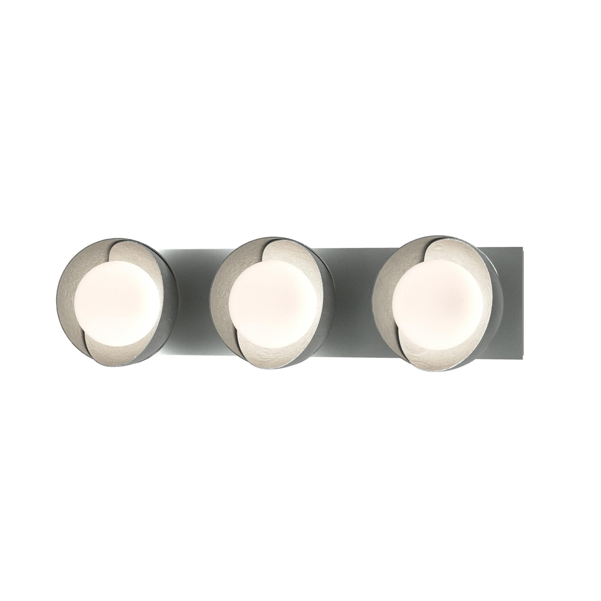 Shown in Vintage Platinum finish and Opal glass and Vintage Platinum (82) accent