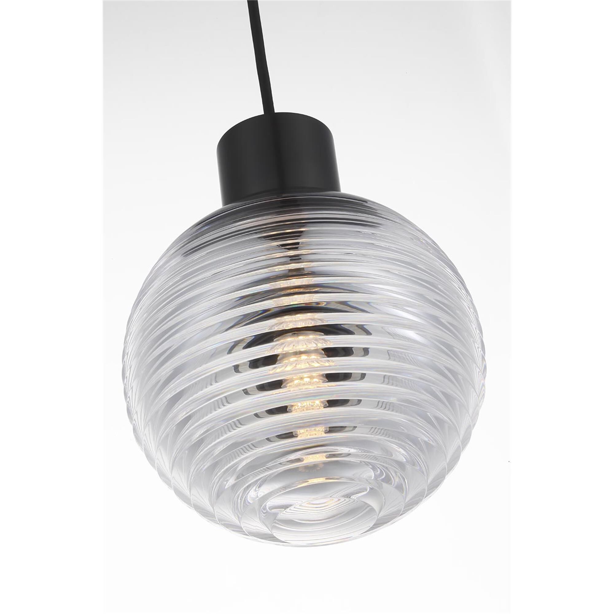 Shown in Bronze finish and Clear crystal