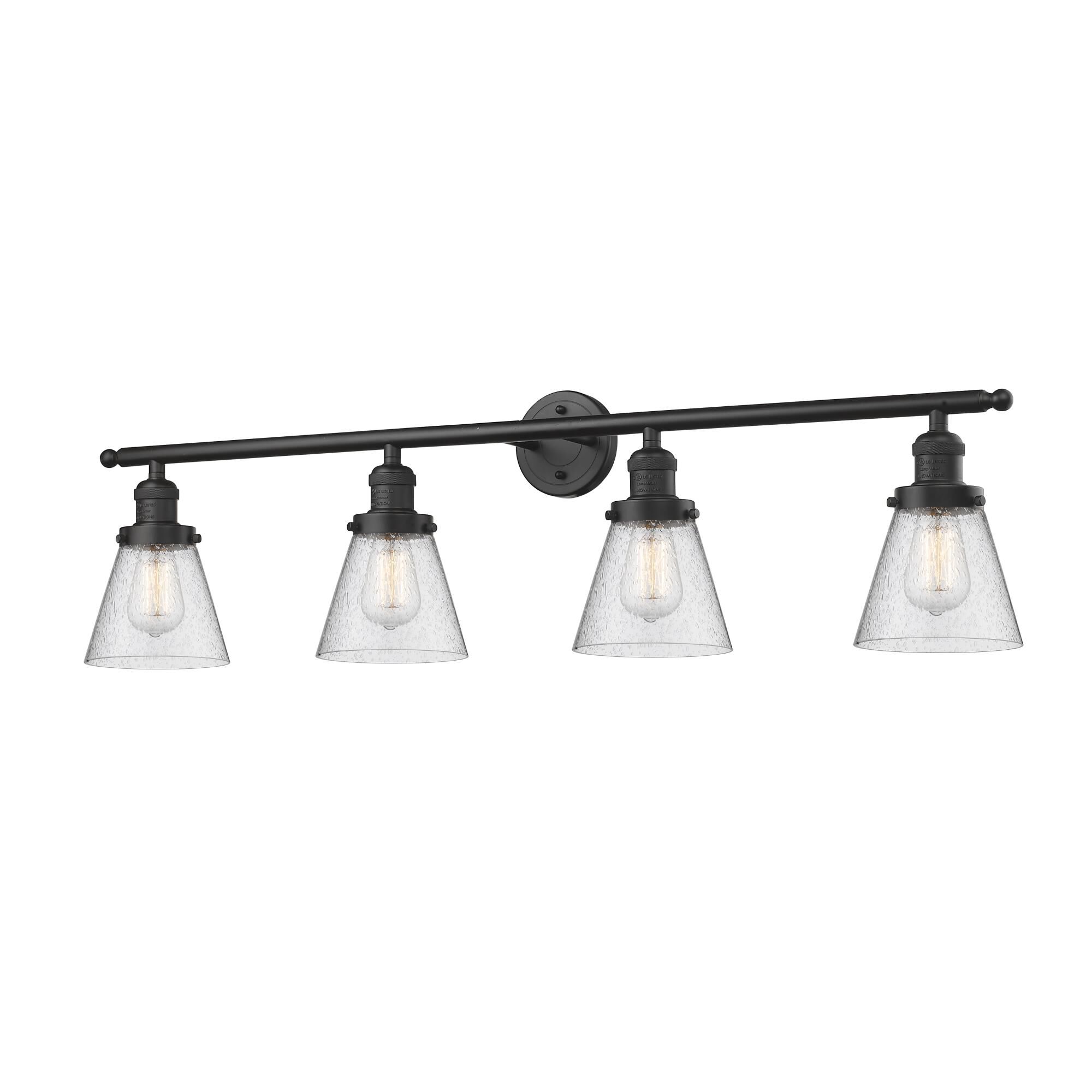 Bruno Marashlian Small Cone 42 Inch 4 Light Bath Vanity Light by Innovations Lighting